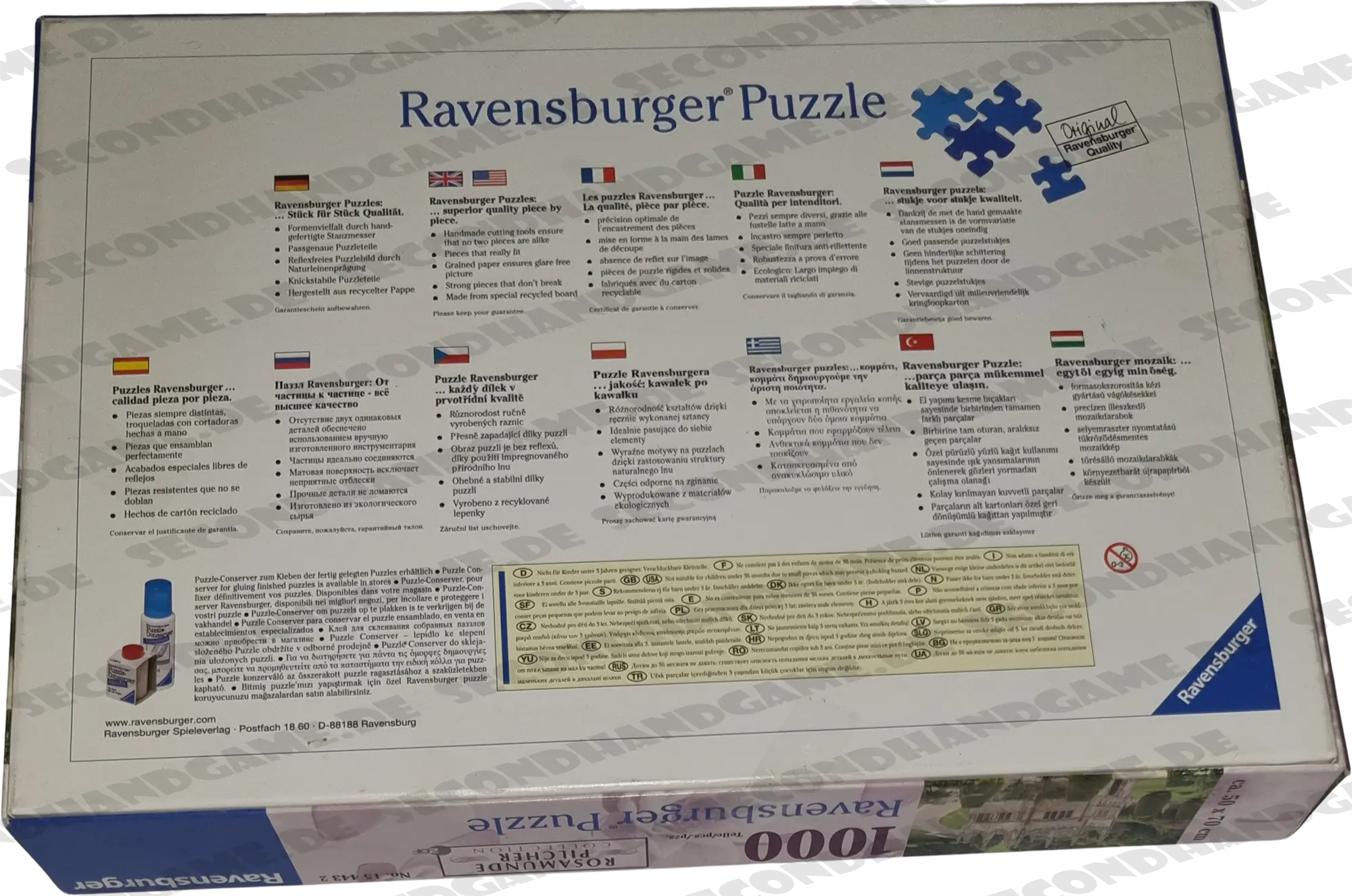 Ravensburger Rosamunde Pilcher Collection Puzzle 1000 Teile 154432 Wege der Liebe