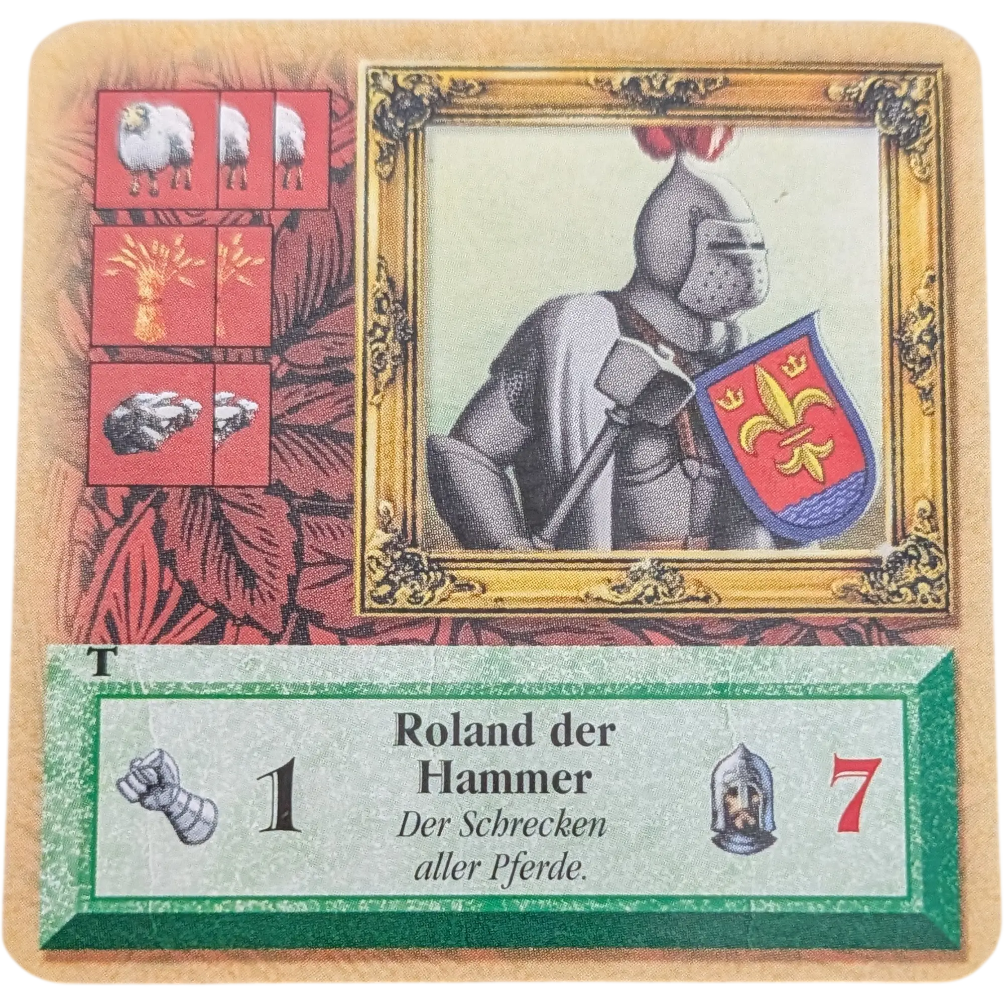 Kosmos Catan das Turnierset zum Kartenspiel Ersatzteile Karte Grün Roland der Hammer