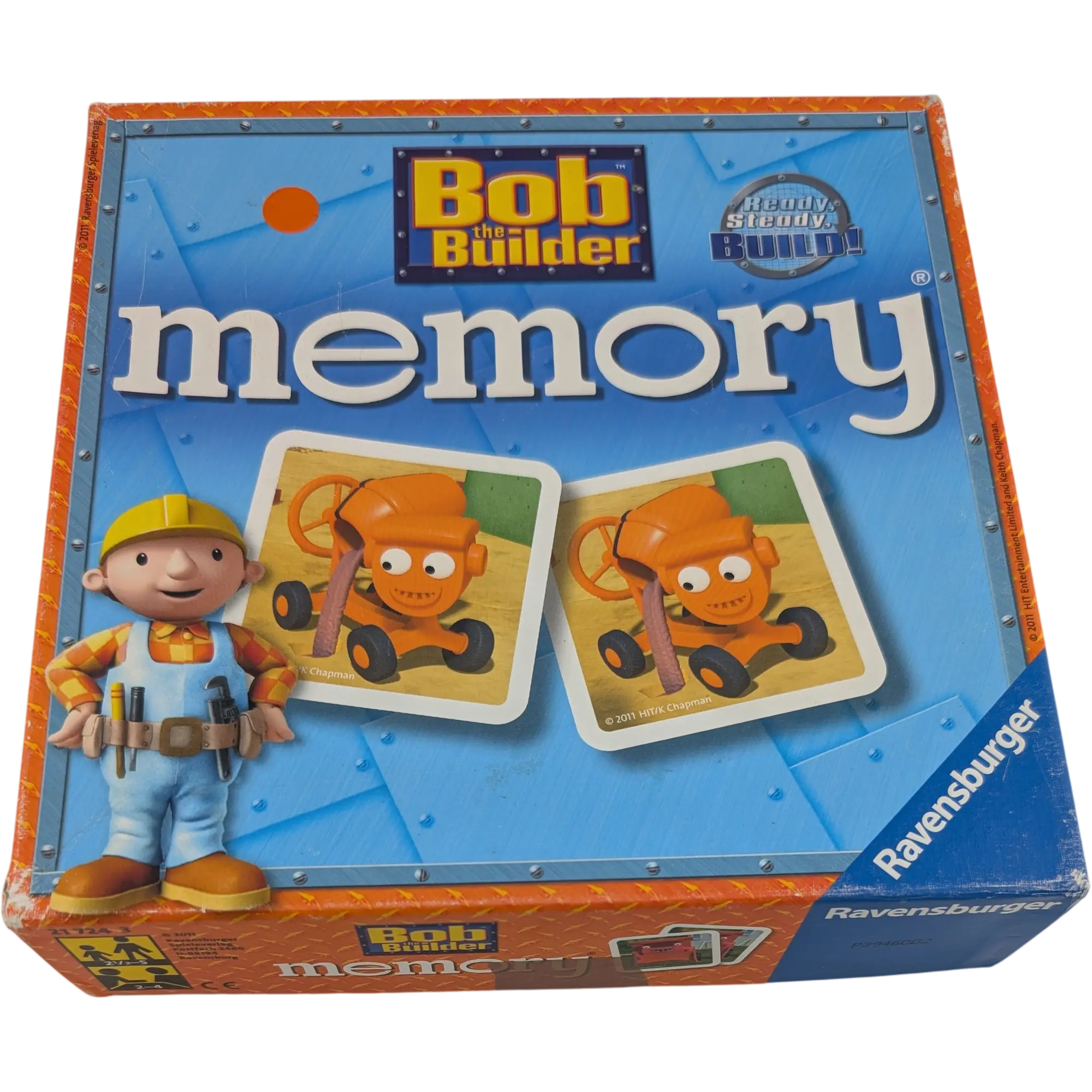 Ravensburger Bob der Baumeister Memo Memory 217243 Orange