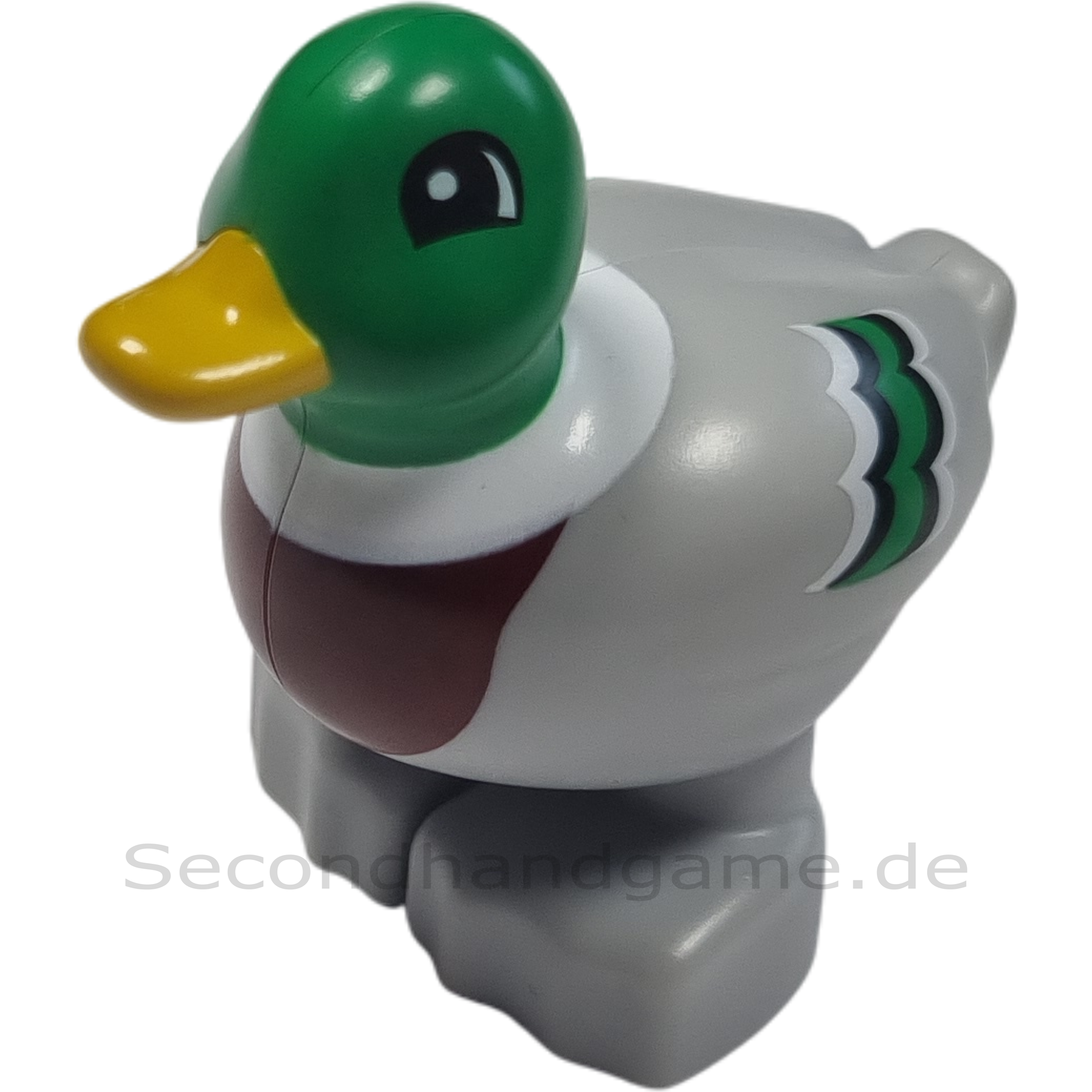 Lego Duplo 21X5 Ente Grau Grün Braun Weiß
