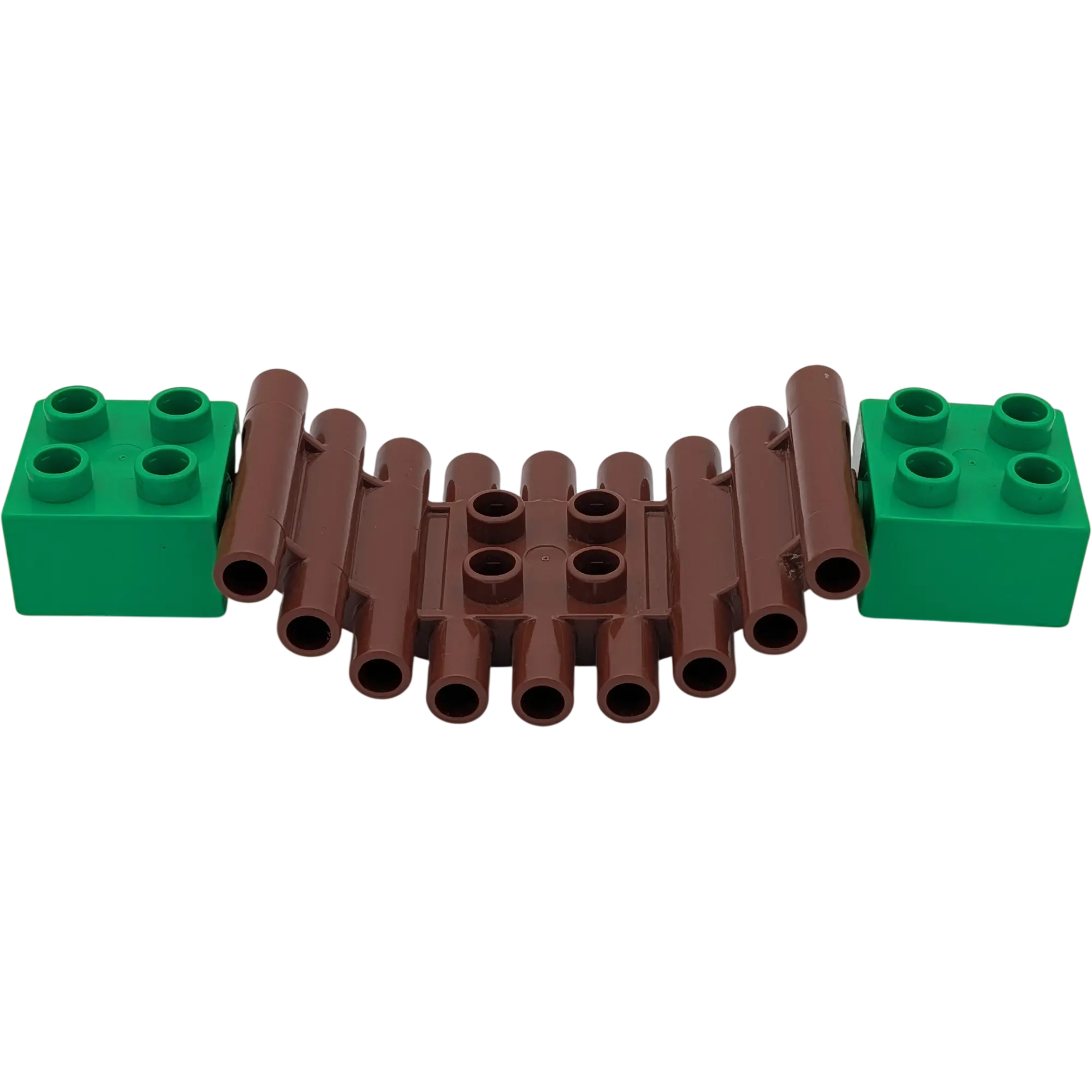 Lego Duplo 23921 2x6 Wackelbrücke Braun + 2x Mittelgrüner Noppenstein
