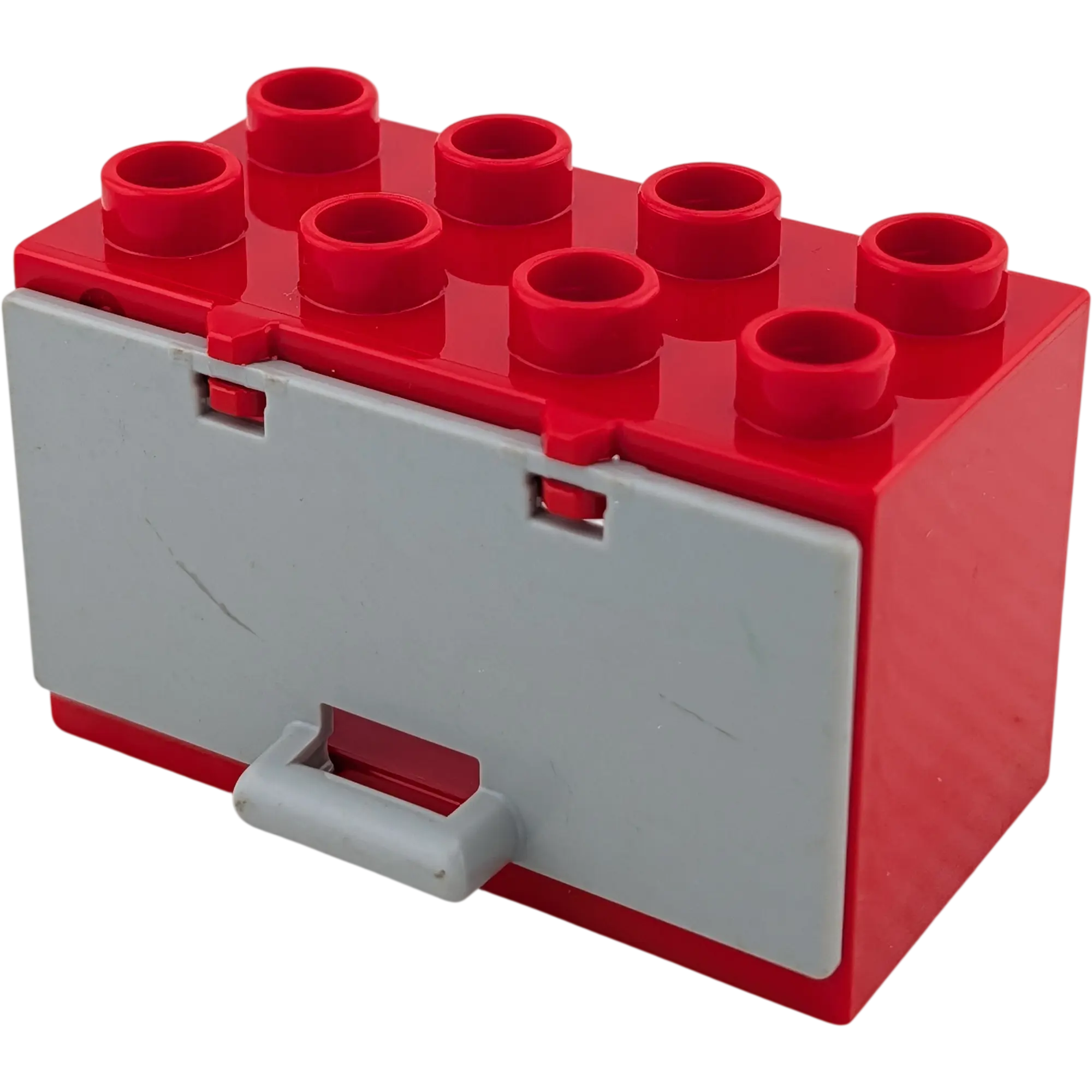 Lego Duplo 18806 Backofen Küche Rot Grau mit Klappe Pizzaofen Schrank 