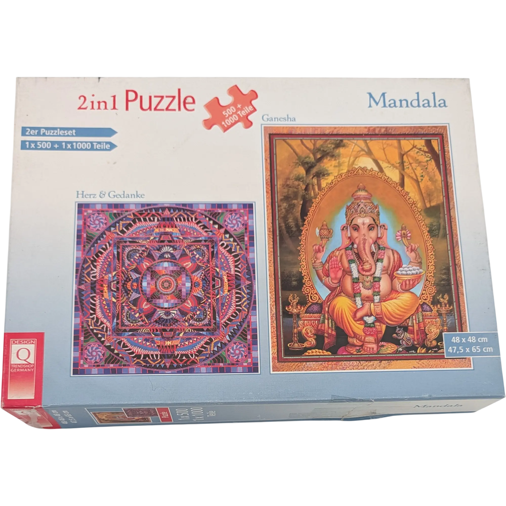 Weltbild 2in1 Puzzle 500 + 1000 Teile 576754 Mandala