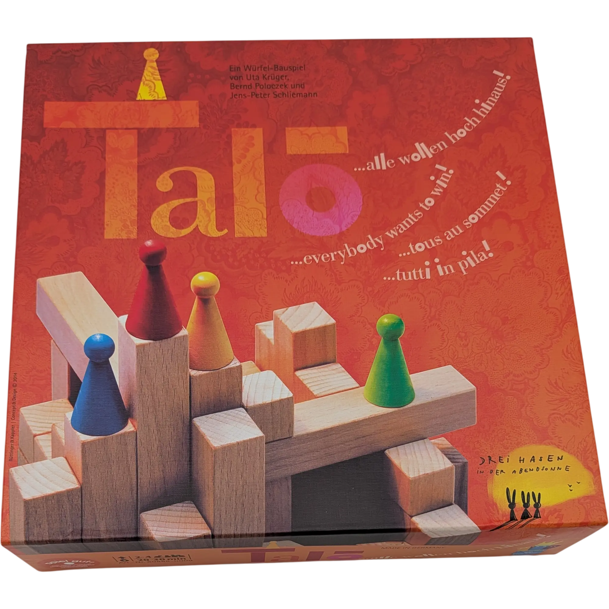 Drei Hasen in der Abendsonne Talo