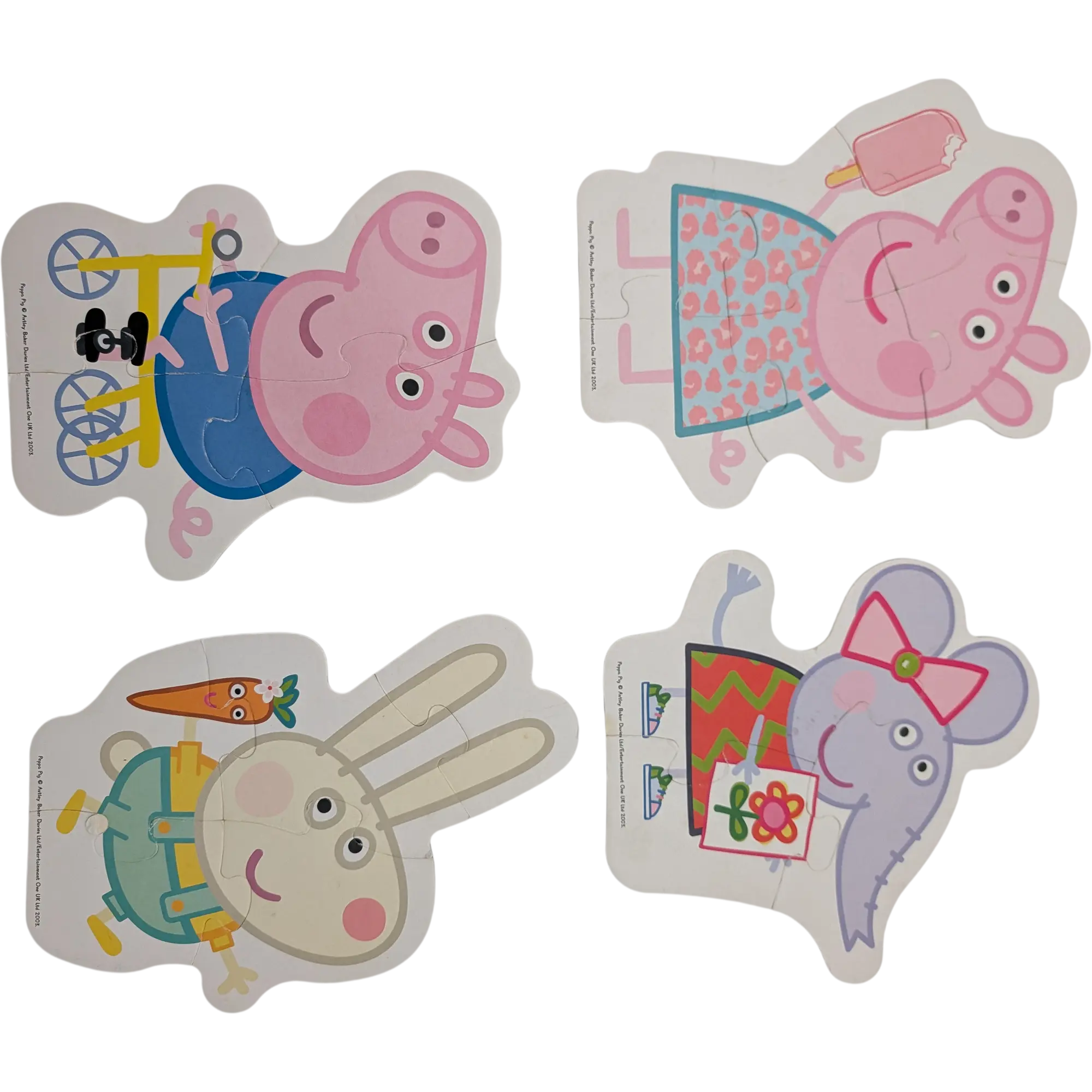 Trefl Baby Puzzle Peppa Pig 36098 4 Puzzles 3 4 5 6 Teile, ab 2 Jahren