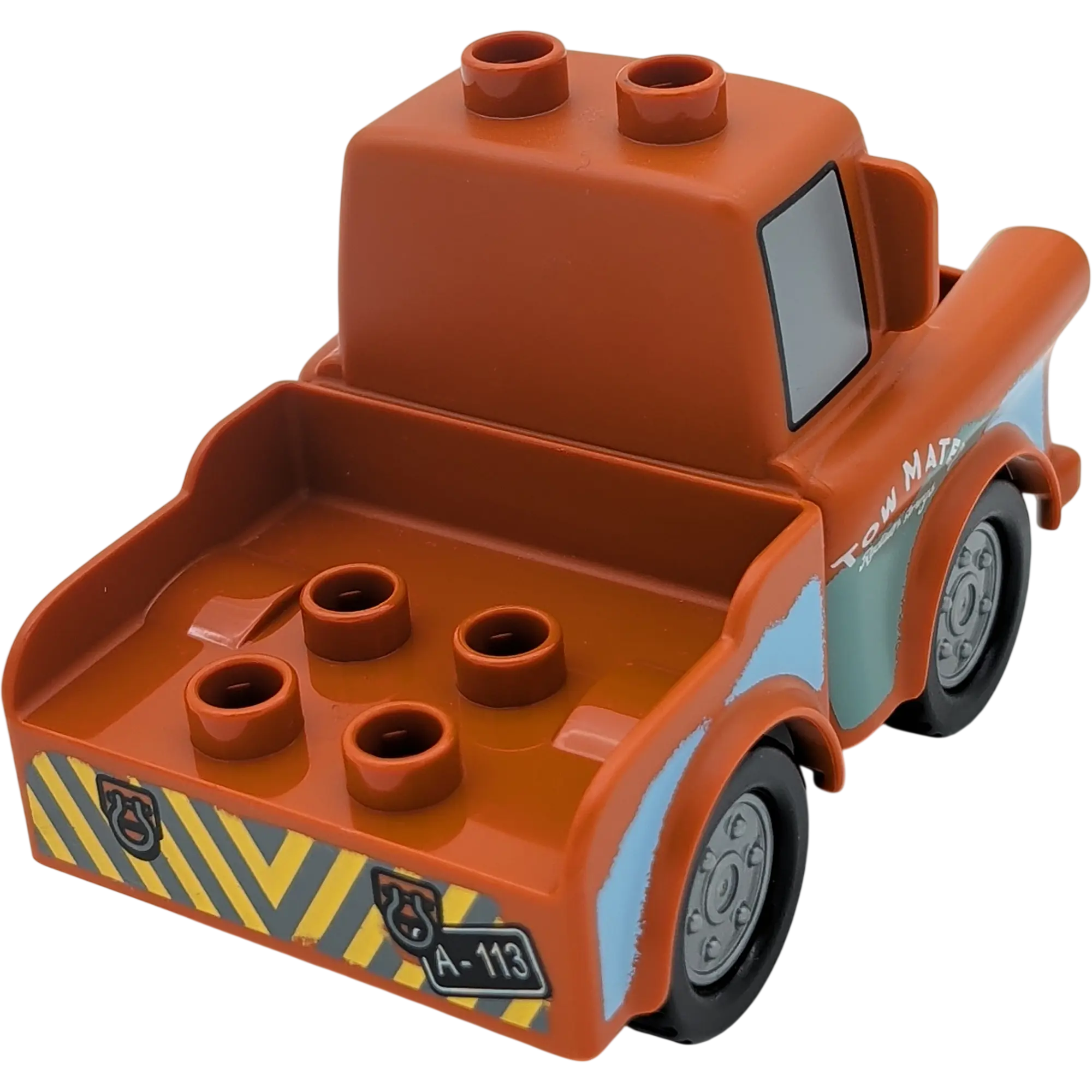 Lego Duplo Disney Cars Hooks Braunes Auto silberne Felgen