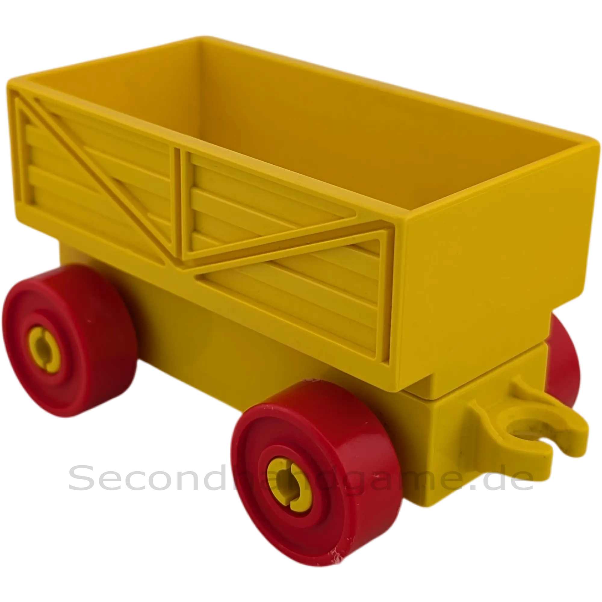 Lego Duplo Eisenbahn Gütteranhänger Blau Rot extra lang