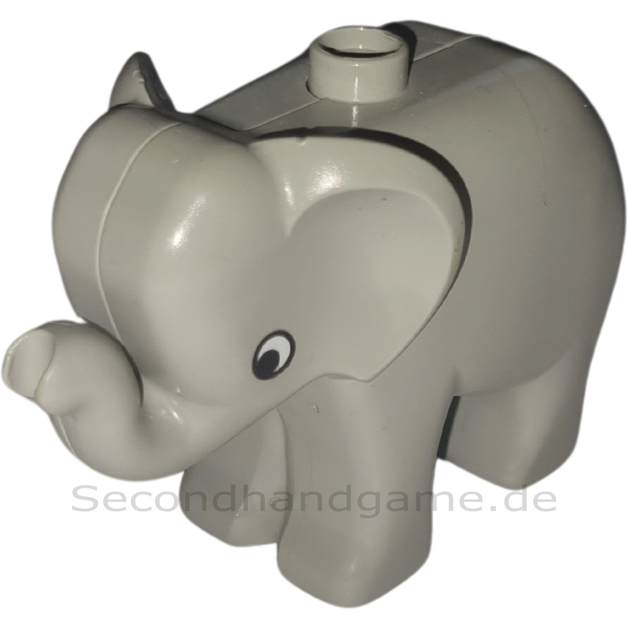 Lego Duplo Elefant Mittelgroß Hellgrau
