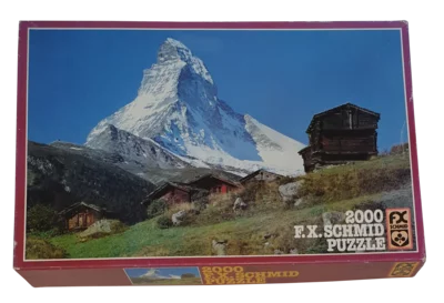 FX Schmid Super Puzzle 2000 Teile Matterhorn Zermatt/Schweiz 92550