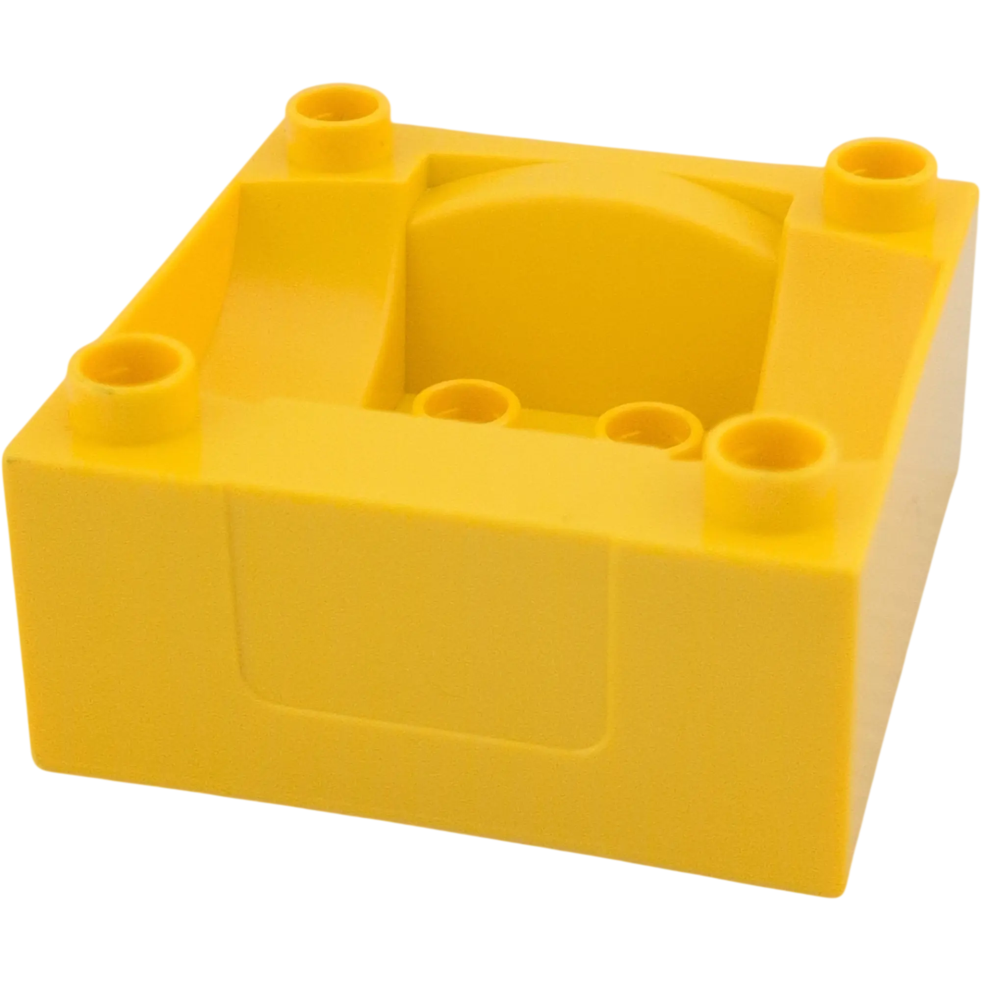 Lego Duplo Führerhaus Zug-Waggon / Abteil-Basis 4x4 – Gelb mit 