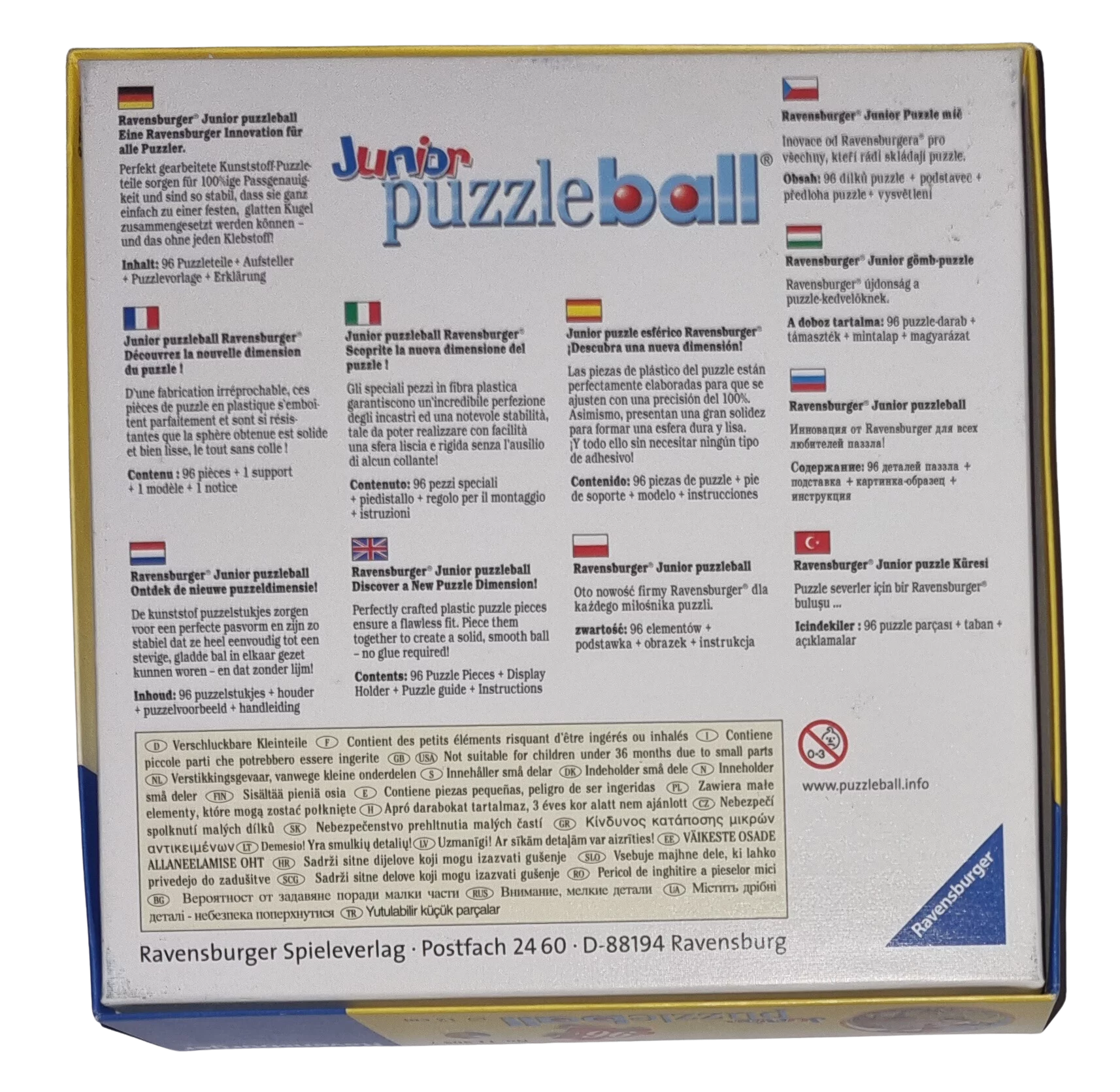 Ravensburger Puzzleball 113057 Auf der Pferdekoppel 96 Teile