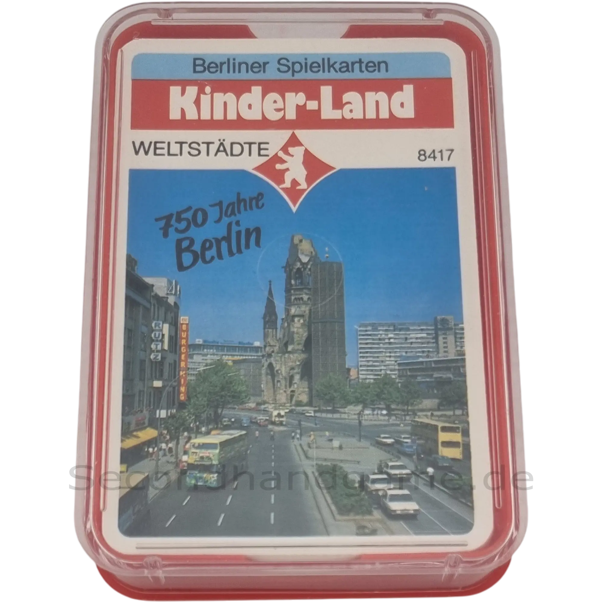 Berliner Spielkarten Kinder-Land Quartett Weltstädte 8417, ab 6 Jahren