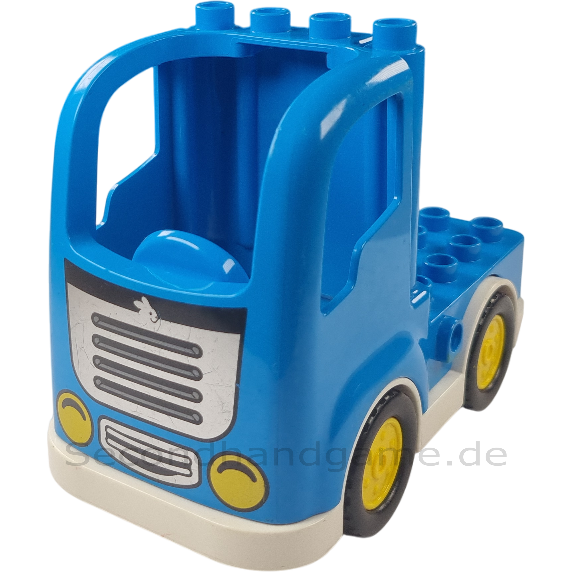 Lego Duplo Lastwagen mit Hase Mittelblau Weiß