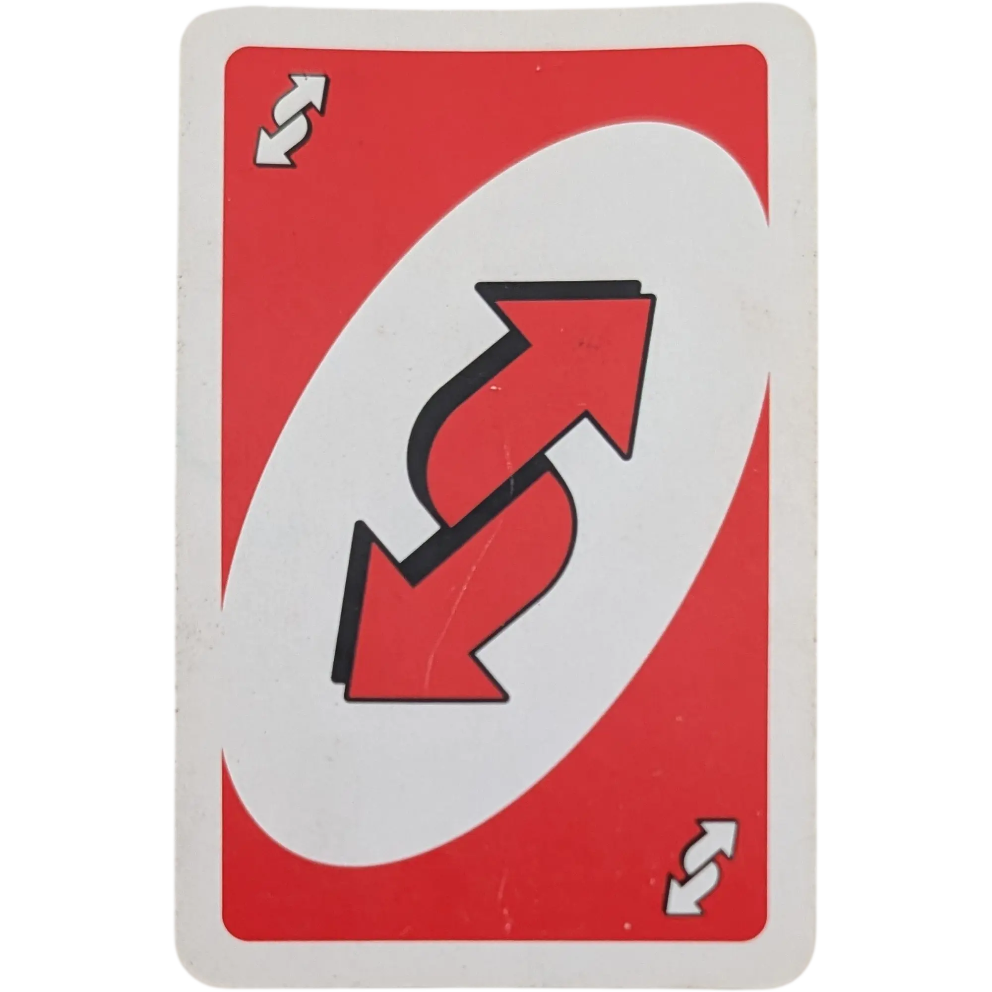 Mattel Uno Ersatzkarte Pfeile Richtungswechsler Rot