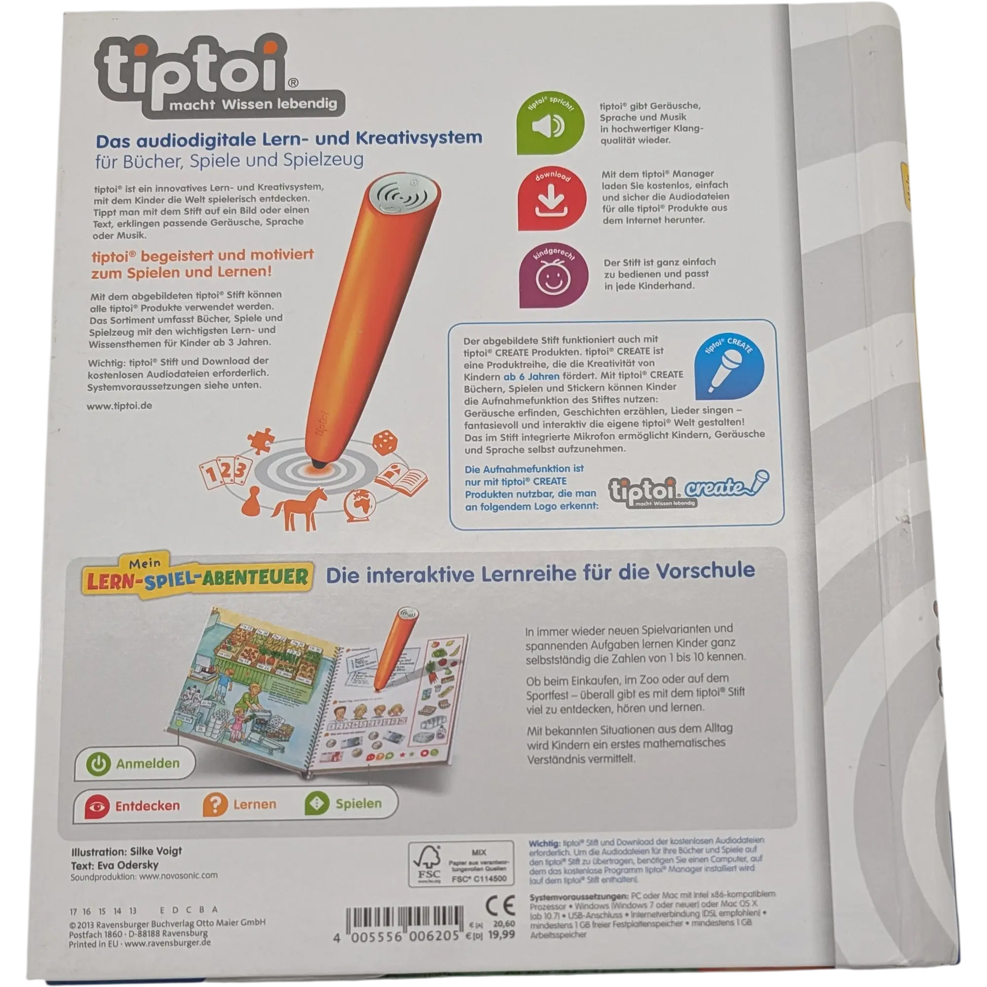 Ravensburger Tiptoi Buch Mein Lern-Spiel-Abenteuer Erste Zahlen 00620, Ansicht 2