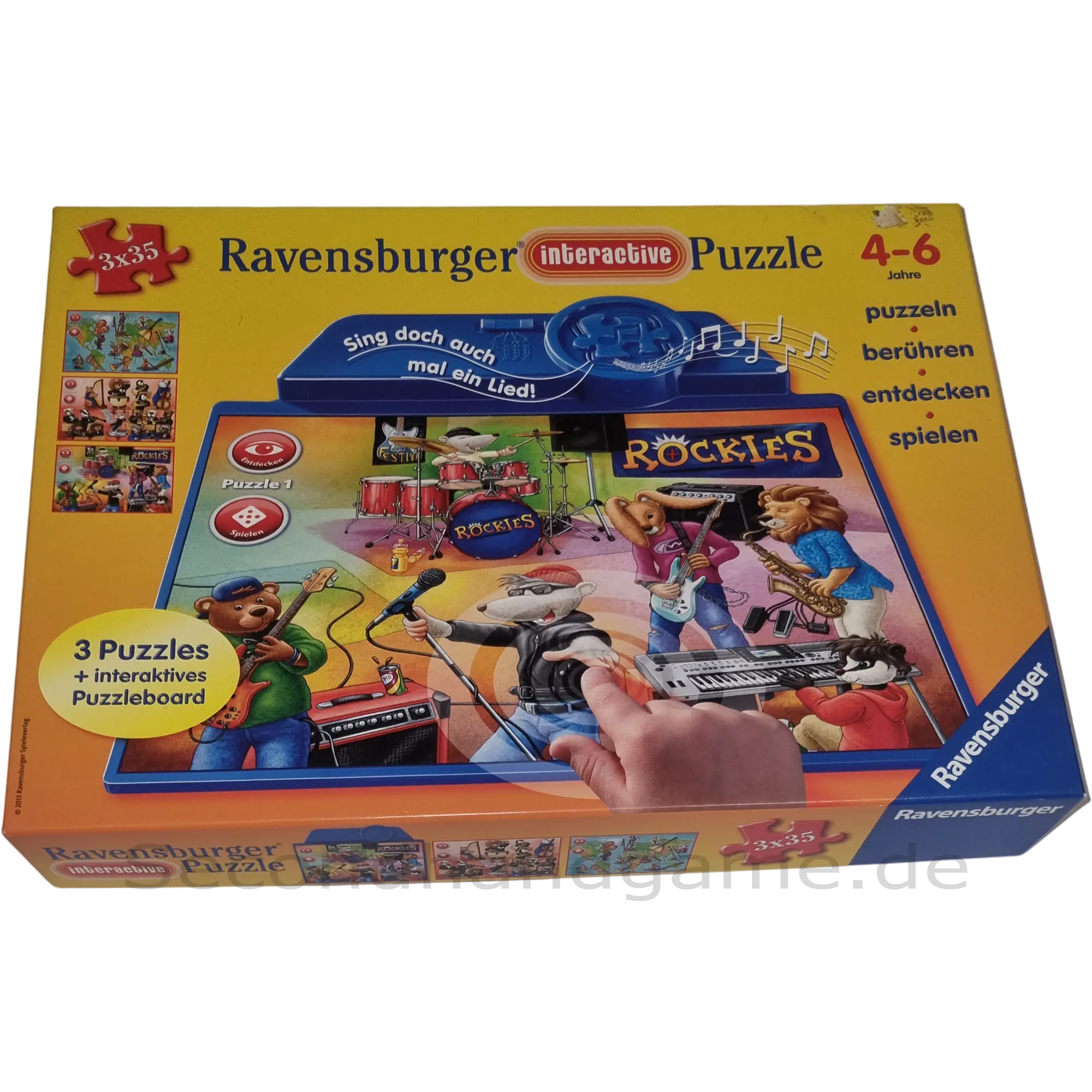 Ravensburger interactive  Puzzle 3x35 Teile 075041 Welt der Musik 