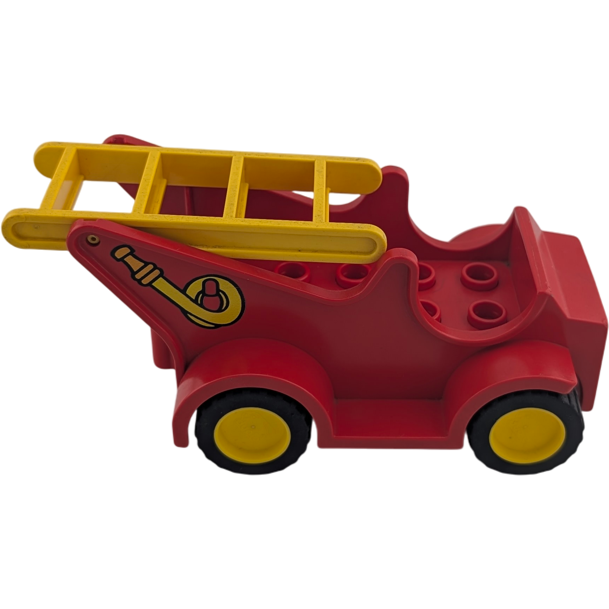 Lego Duplo Auto Rot Feuerwehrauto 4251 mit gelber Leiter