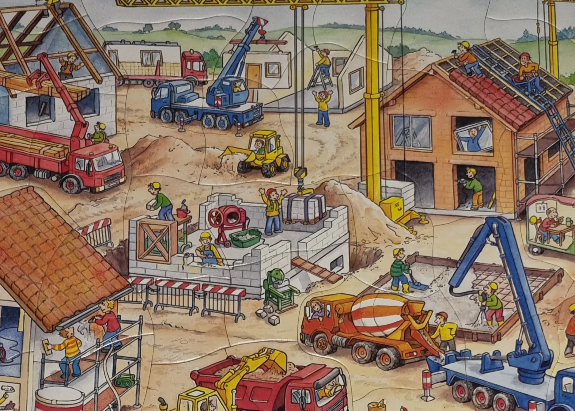 Innovakids Rahmenpuzzle Auf der Baustelle 35 Teile , Ansicht 2