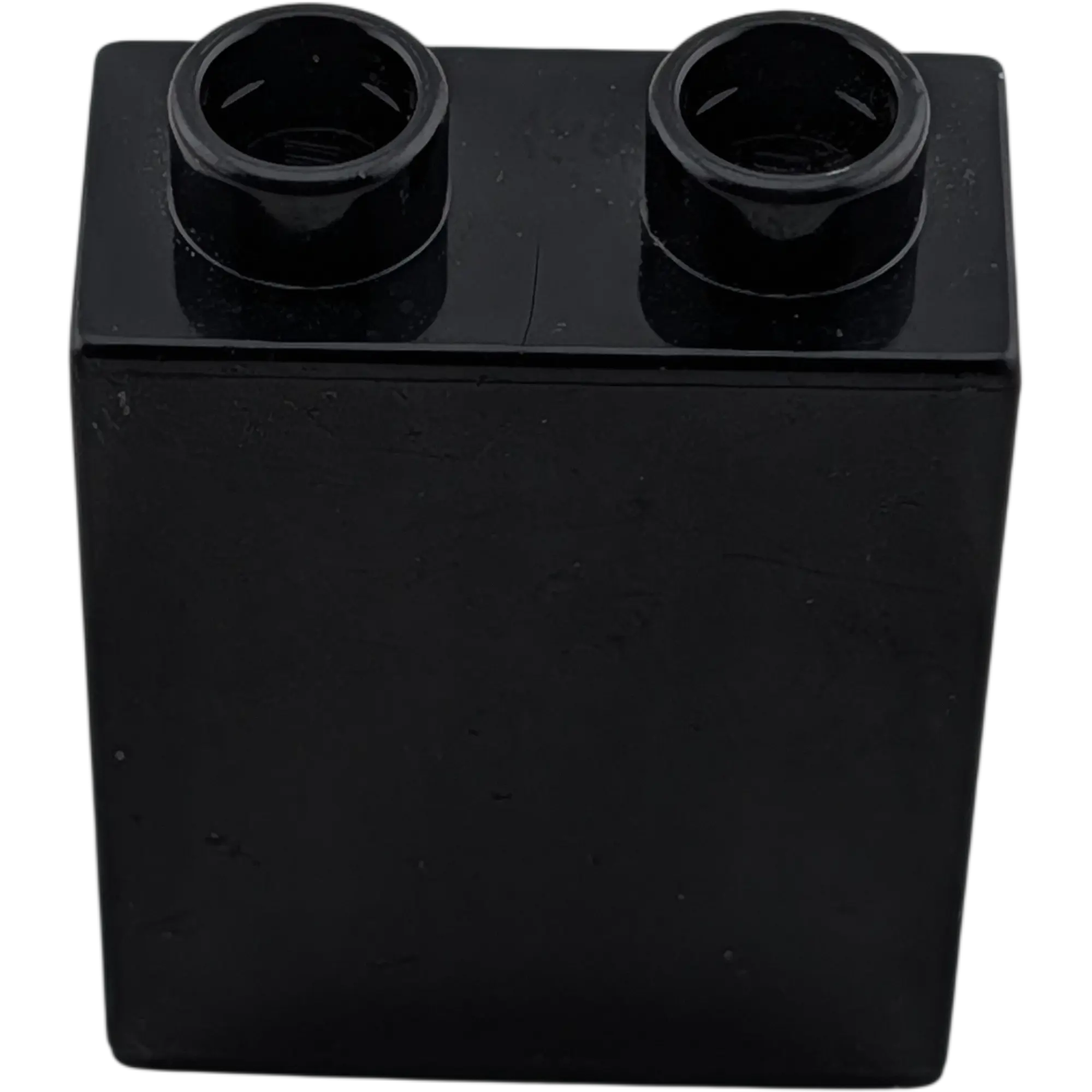 Lego Duplo 1x2 Stein Schwarz, Ansicht 2