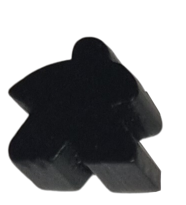 Carcassonne Ersatzfigur oder weitere Farbe Schwarz