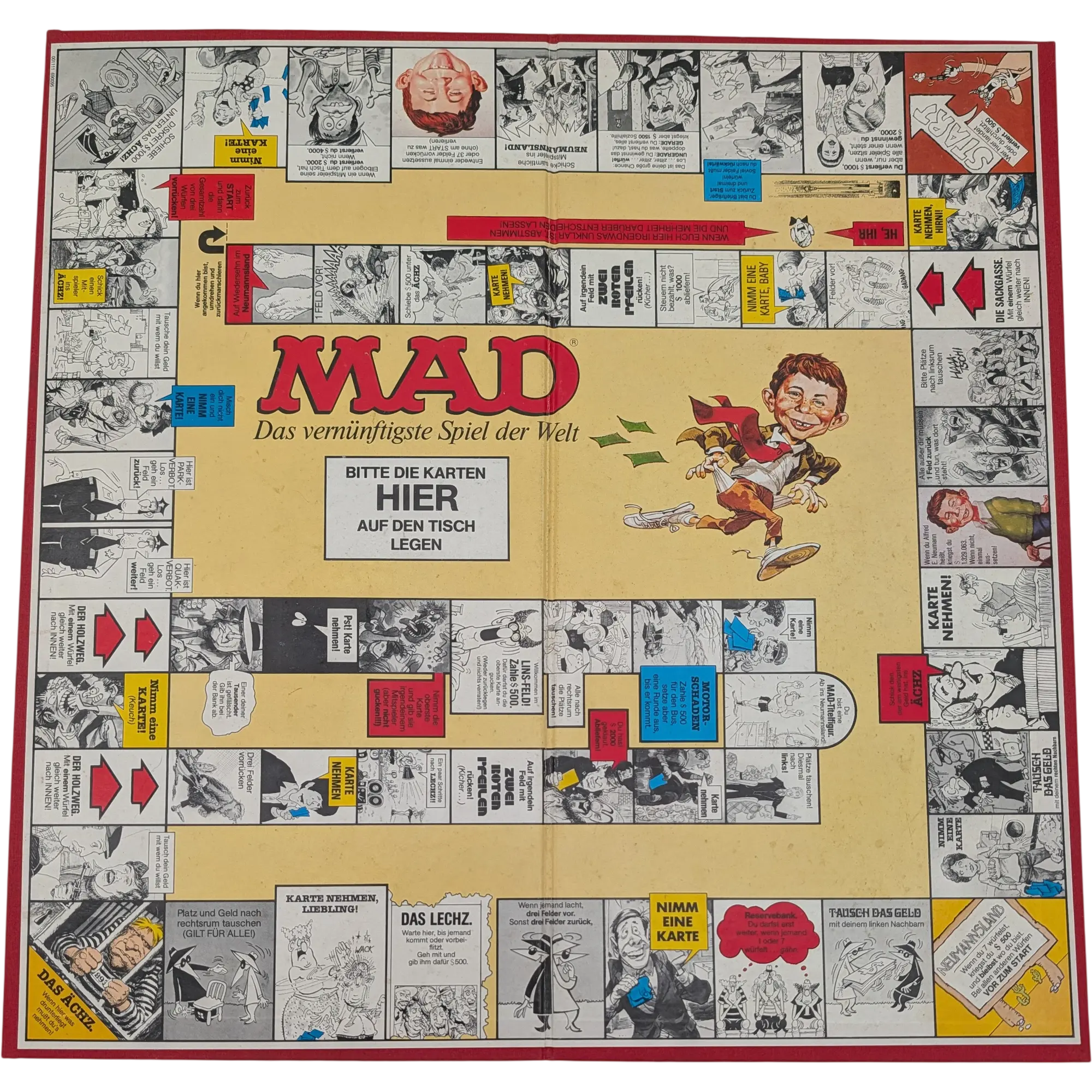 Parker Spielplan Spielbrett Mad Das Spiel