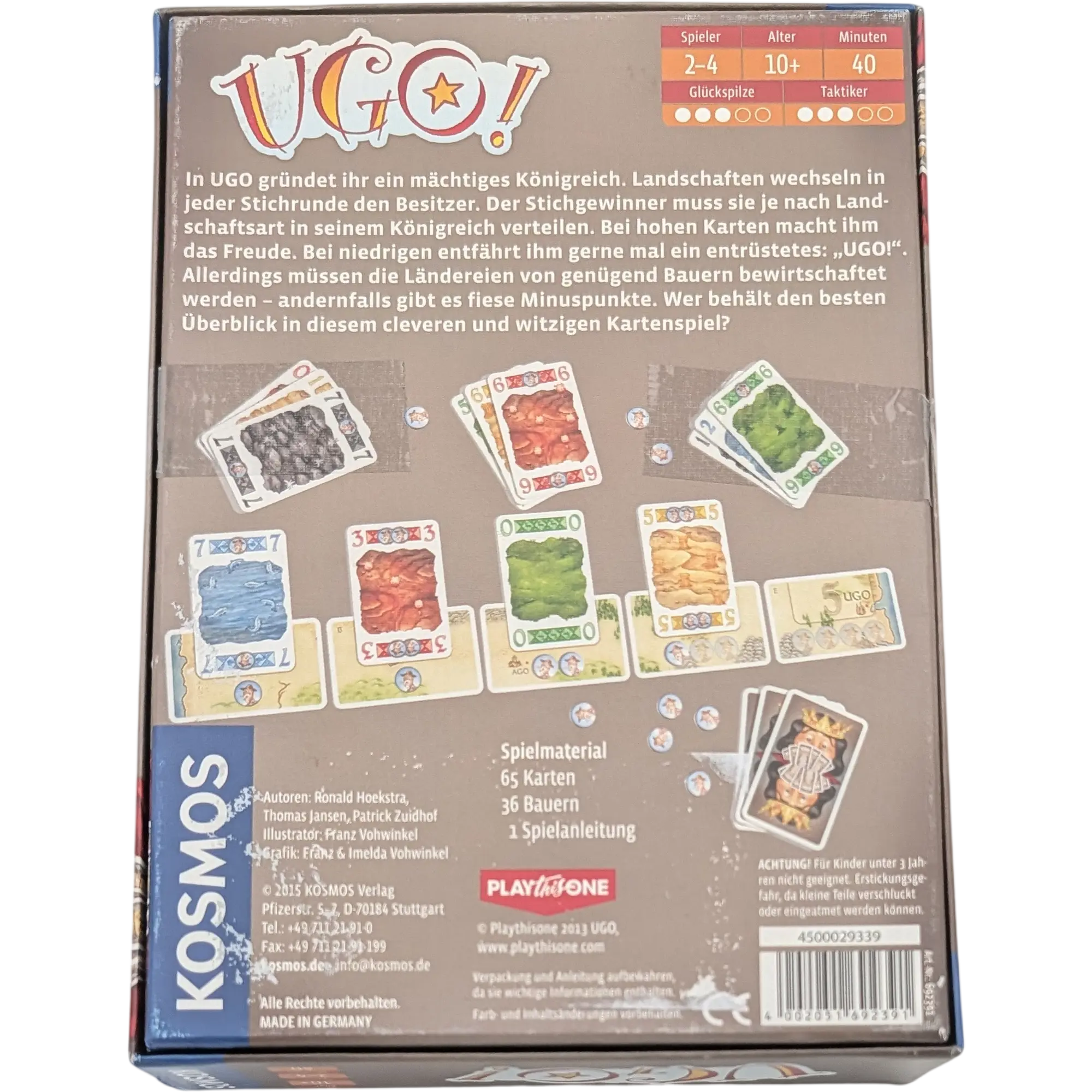 Kosmos UGO! Kartenspiel 692391, Ansicht 2