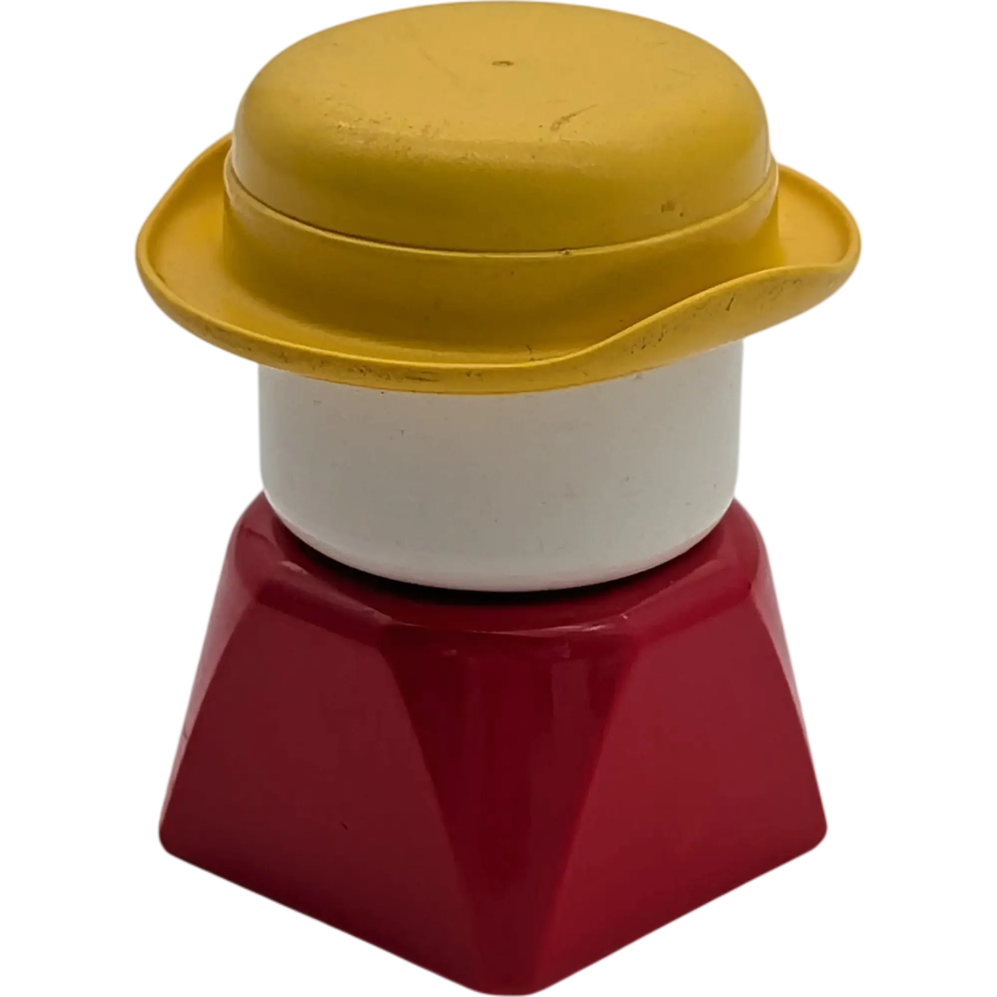 Lego Duplo älterer Figur Mann Rot Cowboy gelber Hut