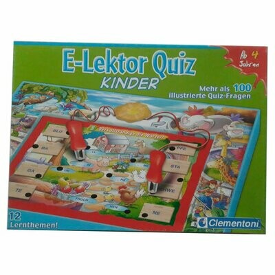 Clementoni E-Lektor Quiz Kinder