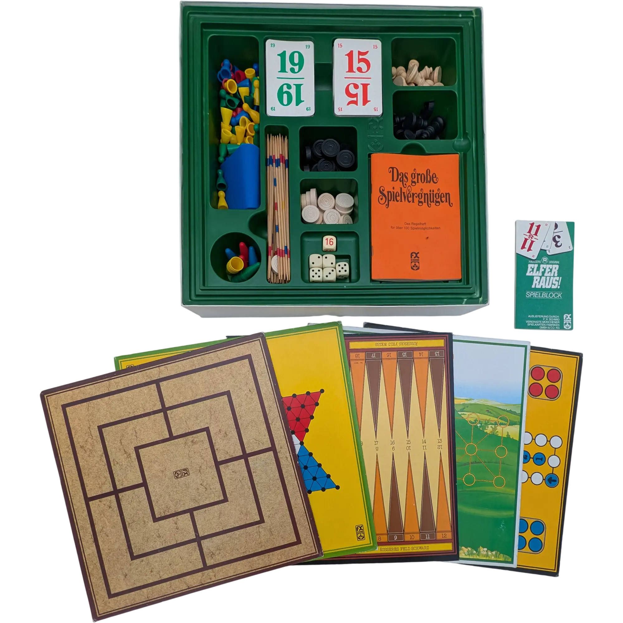 FX Schmid Das große Spielvergnügen Eine Sammlung ausgewählter Spiele aus echtem Holz 700211, Ansicht 4