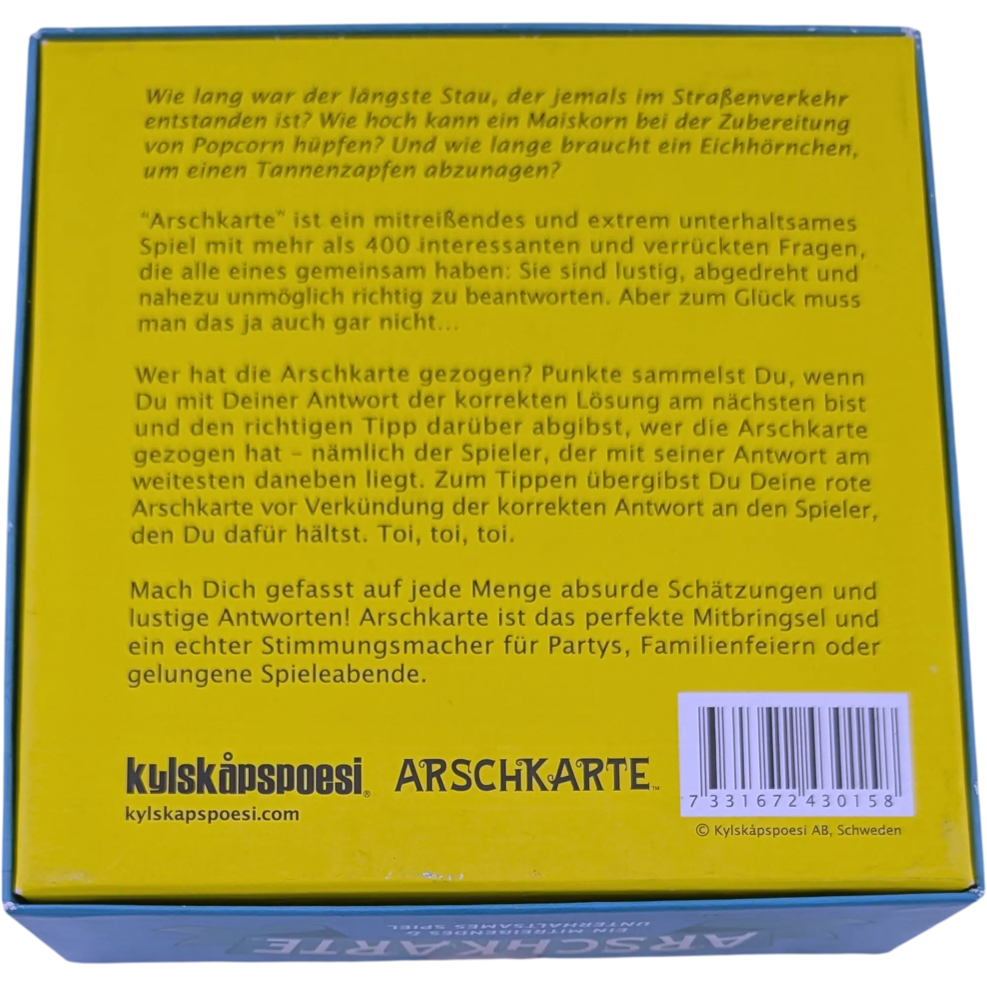 Arschkarte Wer hat die Arschkarte gezogen? Ein mitreißendes & unterhaltsames Spiel