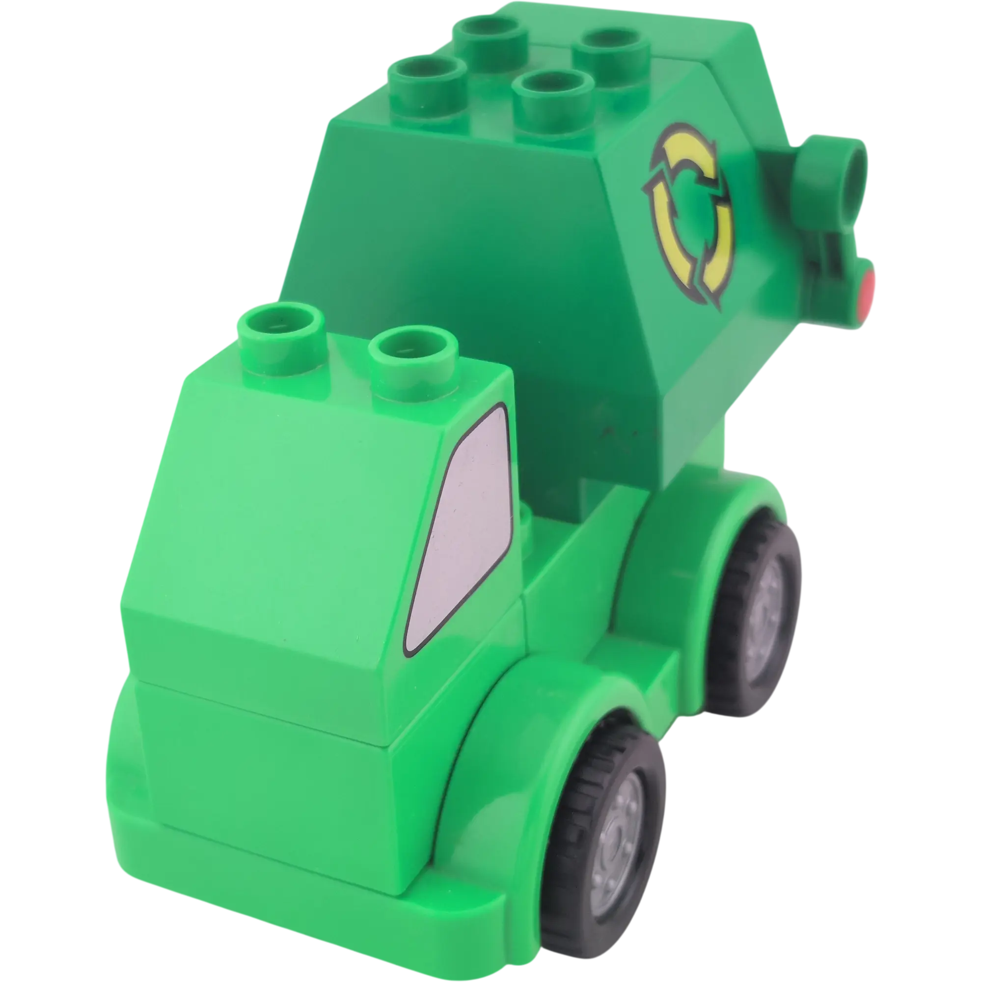 Lego Duplo Müllauto Grün mit Recyclingzeichen