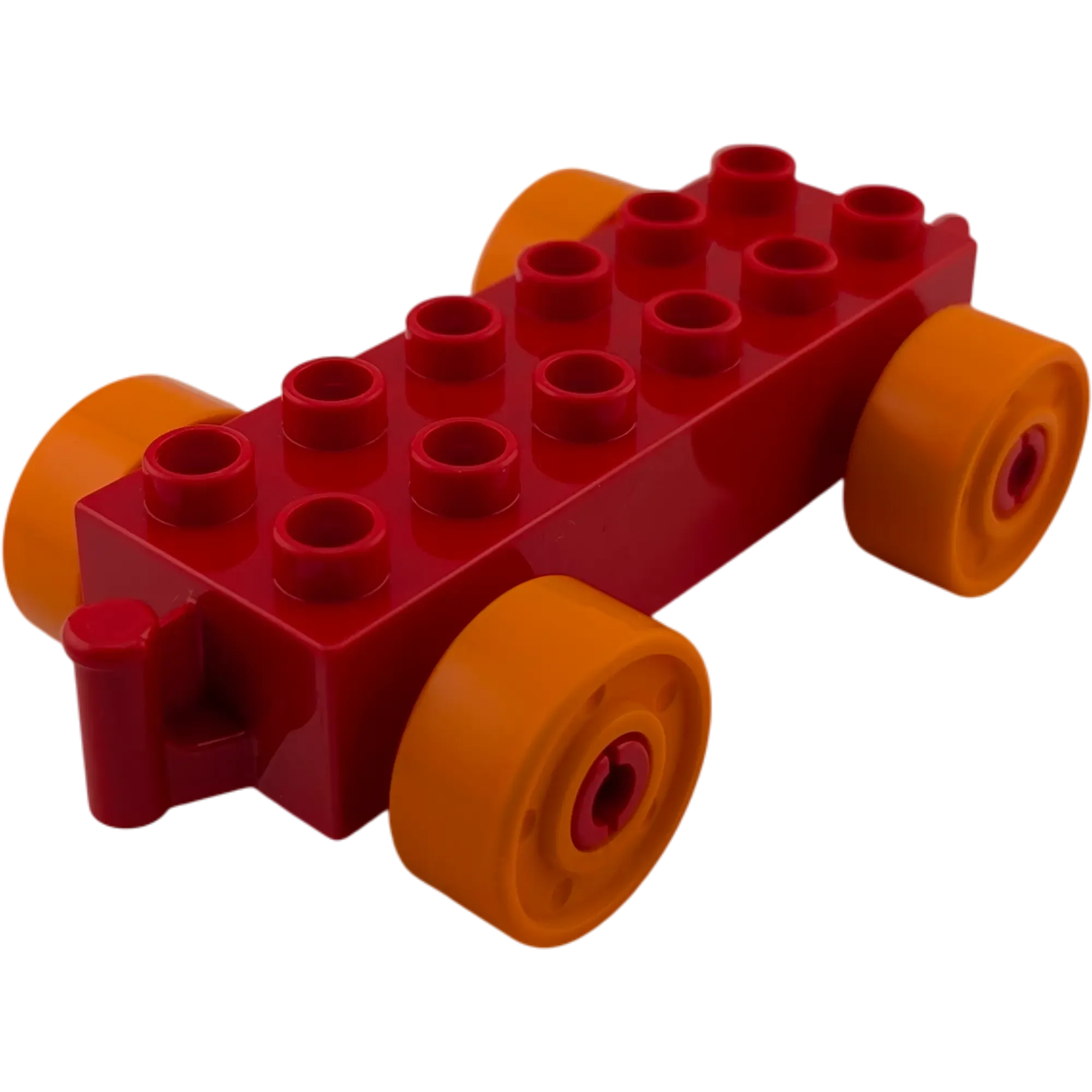 Lego Duplo Eisenbahn Anhänger Rot Orange