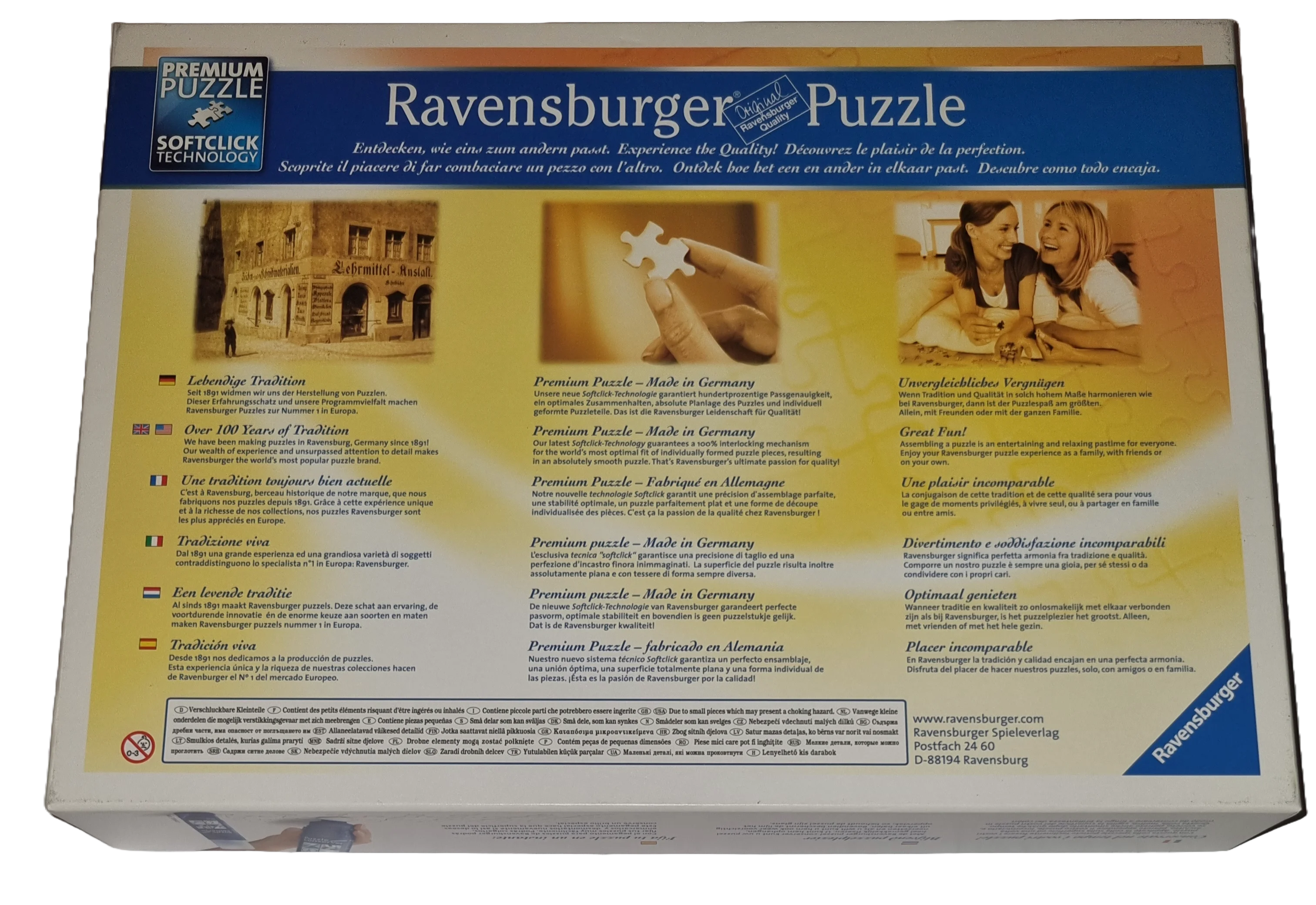 Ravensburger Puzzle Premium softclick 1000 Teile 190188 Unter Palmen