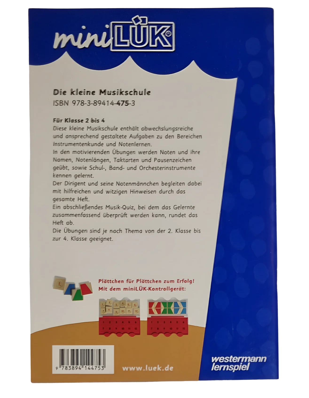 Mini Lük Die kleine Musikschule für Klasse 2 bis 4