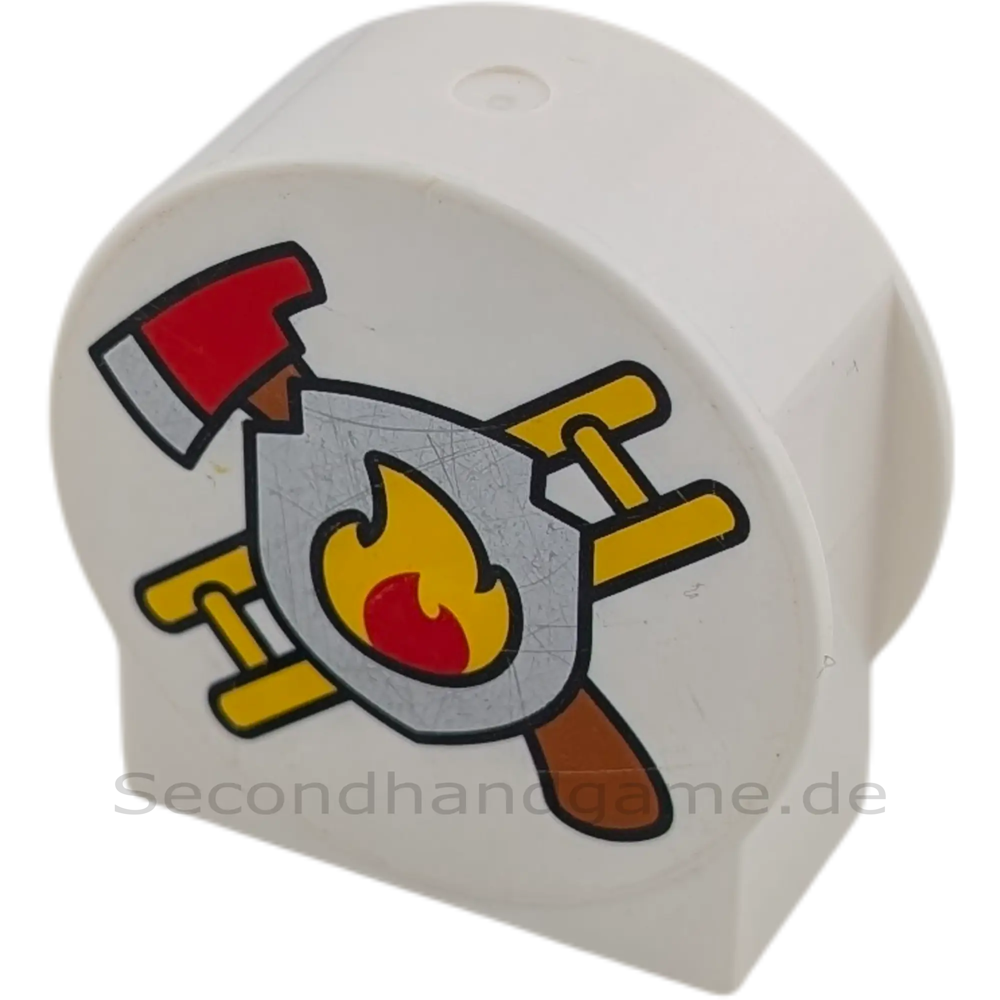 Lego Duplo 14222 Rund Feuerwehrlogo Axt Leiter Feuer