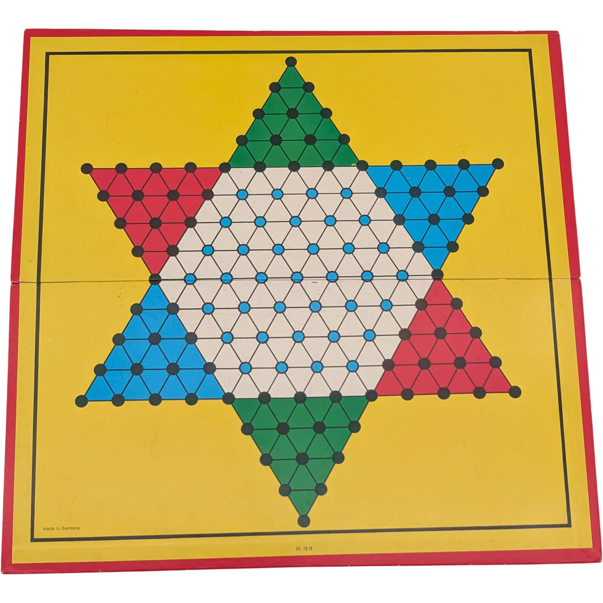 Spielplan Spielbrett Halma Wendespielplan