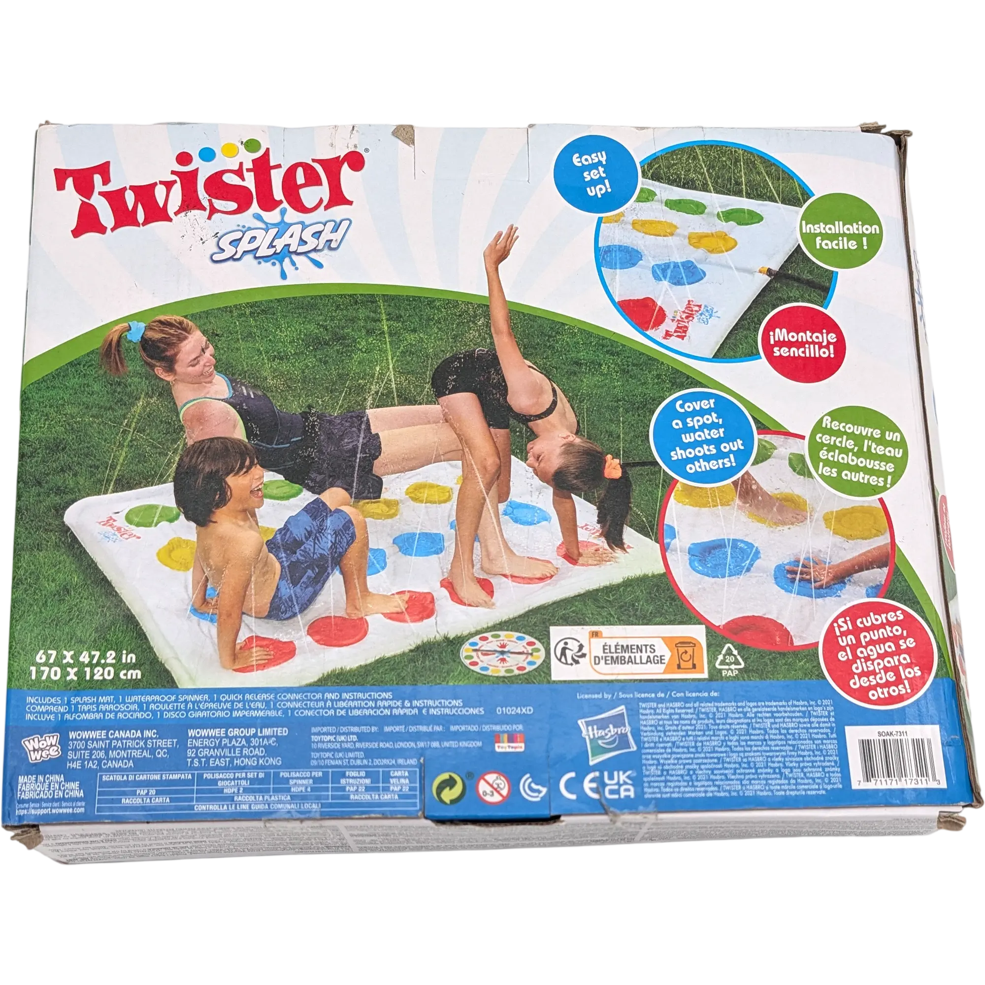 MB Twister Splash Twister Wassermatte