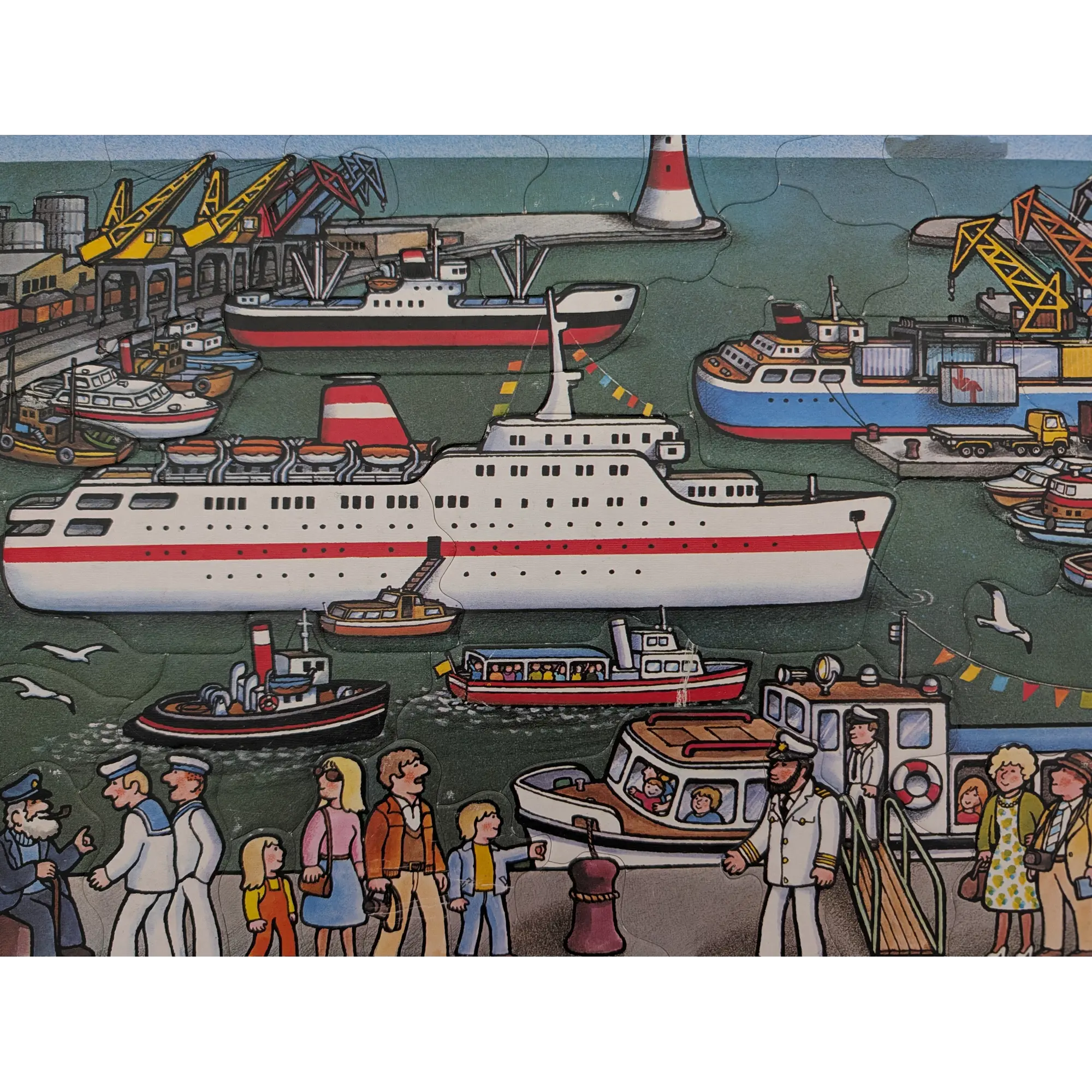 Ravensburger Didacta Rahmenpuzzle 46 Teile 62354569 Im Hafen