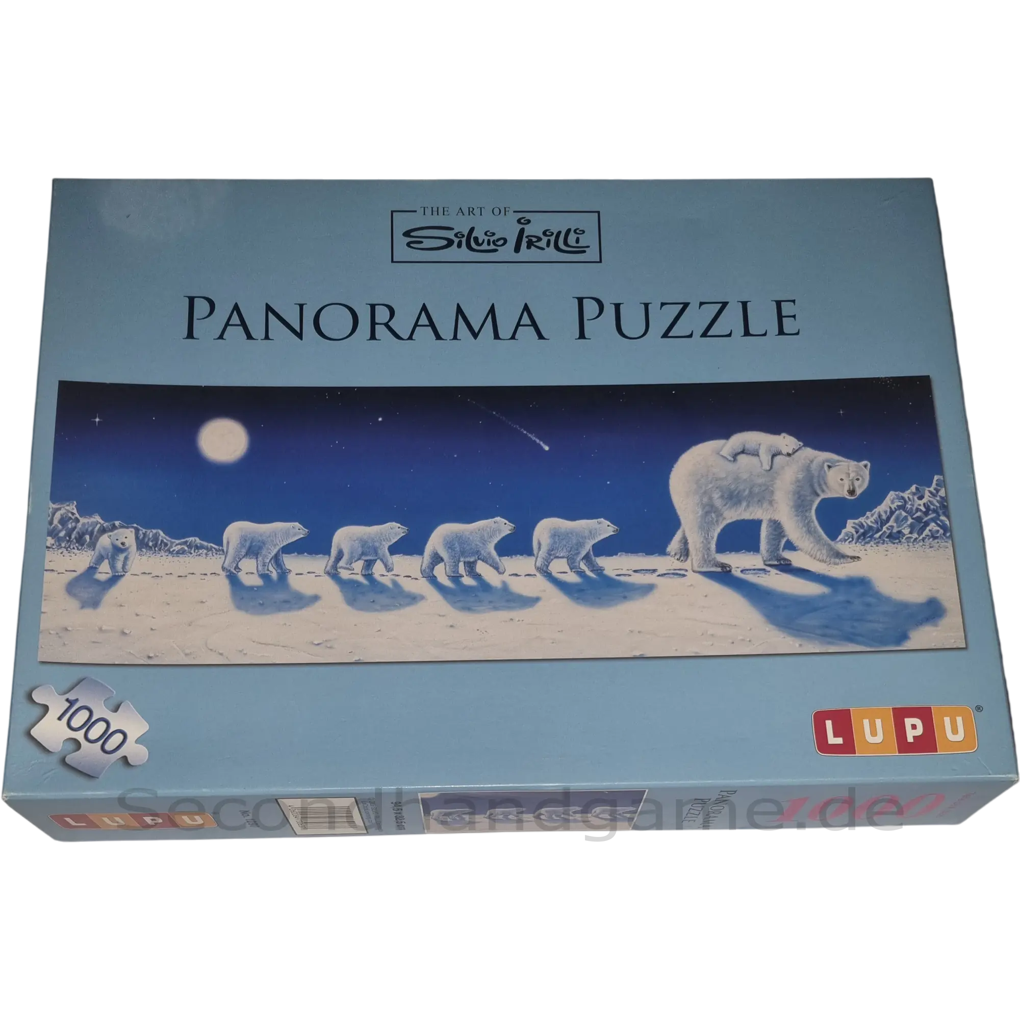 Lupu Panorama Puzzle 1000 Teile The art of Silvio irilli 1090 Eisbären