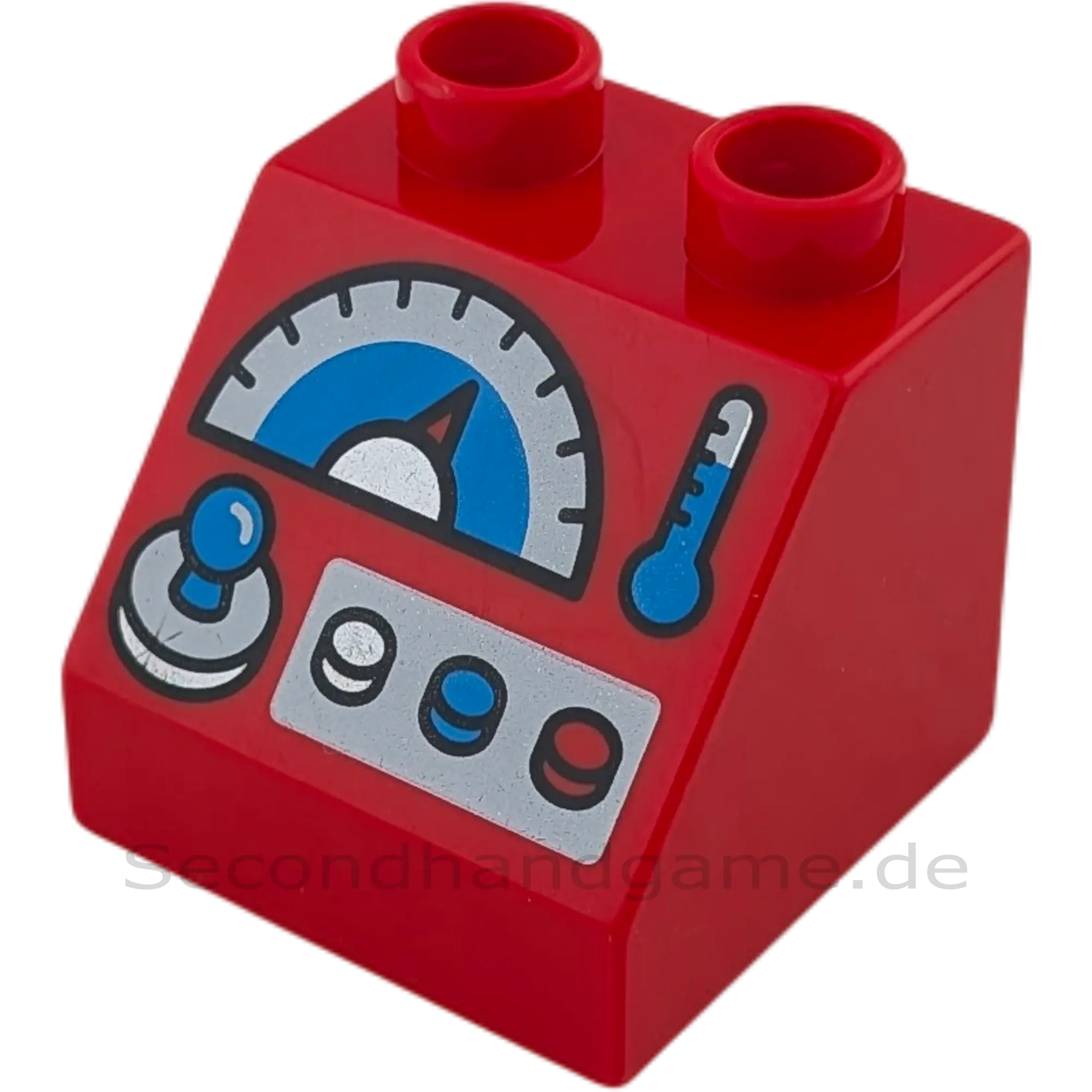 Lego Duplo 6474 Schrägstein 2x2x1 Rot Steuerung mit Temperaturanzeige