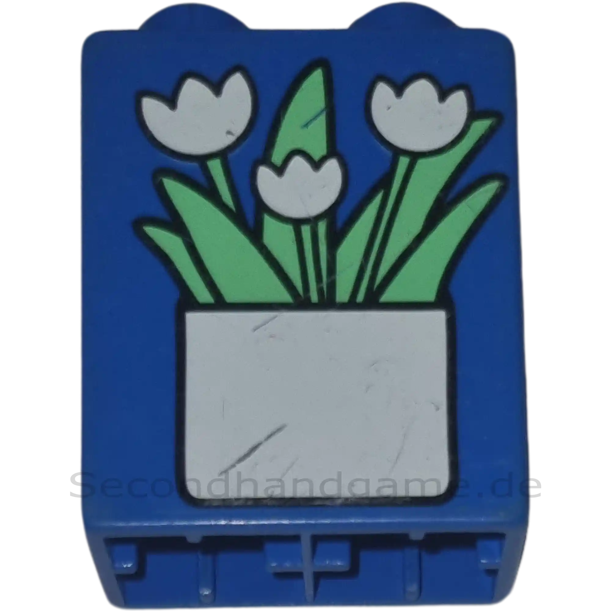 Lego Duplo 1x2 Stein 4066 Blau Tulpen in Blumenvase