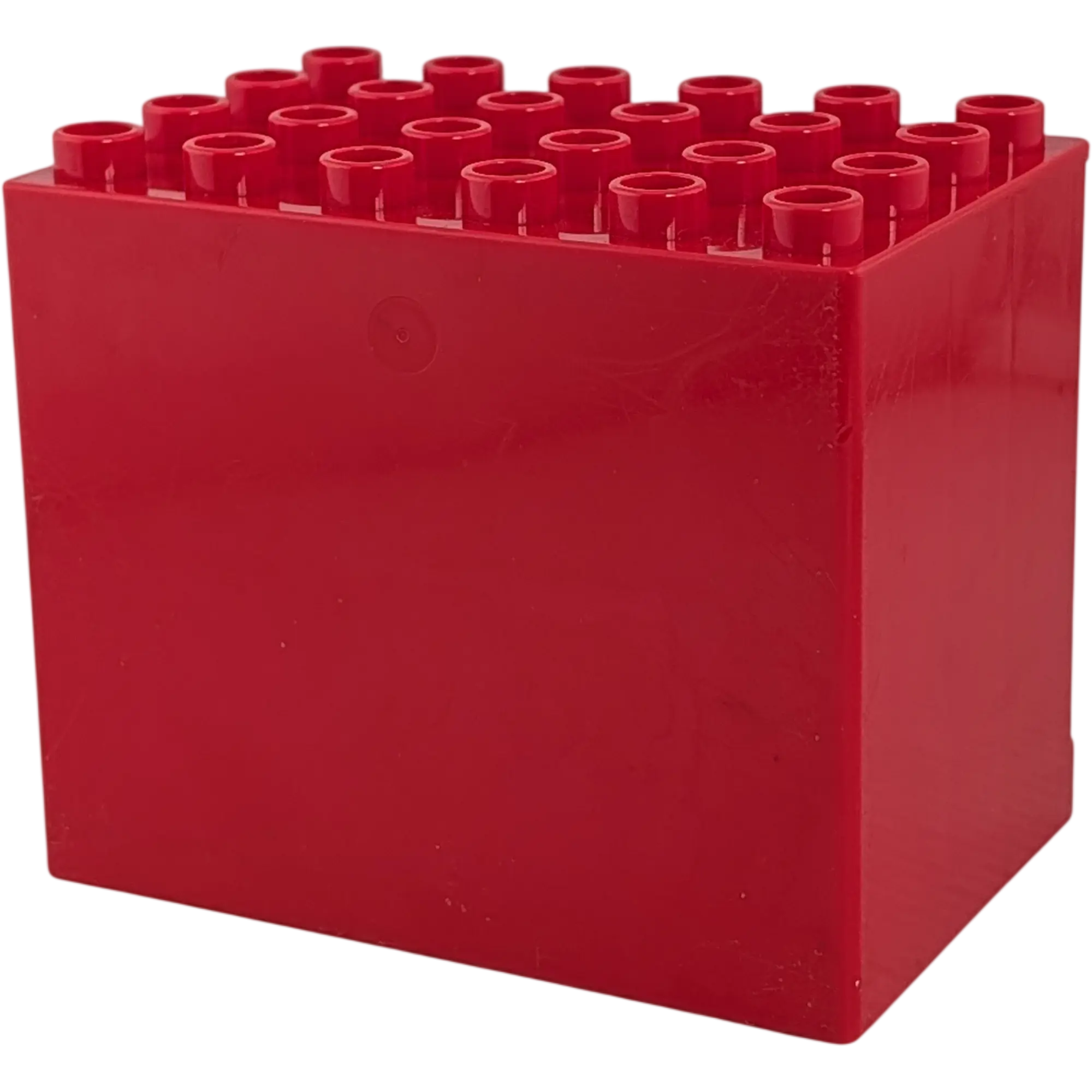 Lego Duplo Dolls Dacta Schrank 4x6x4 Rot mit Schublade Gelb für große Puppen, Ansicht 2