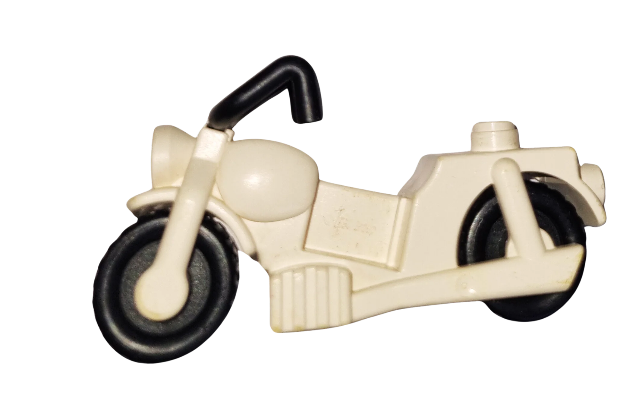 Lego Duplo Motorrad Mofa Weiß