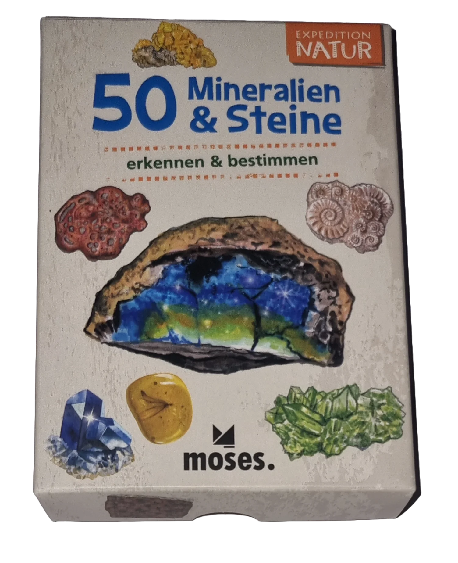 Moses 50 Mineralien & Steine Expedition Forscher