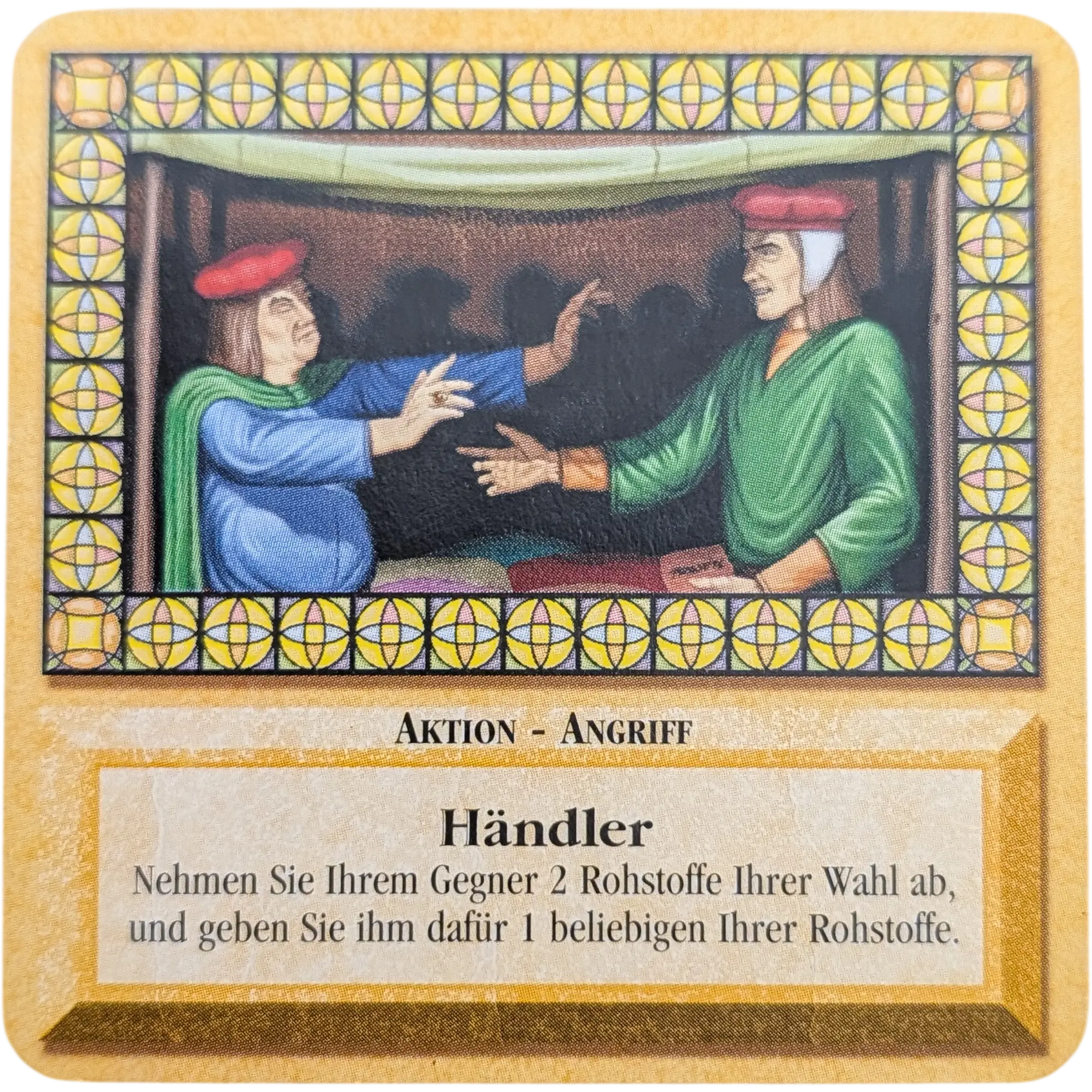 Kosmos Die Siedler von Catan das Kartenspiel Ersatzteil Karte Gold Händler
