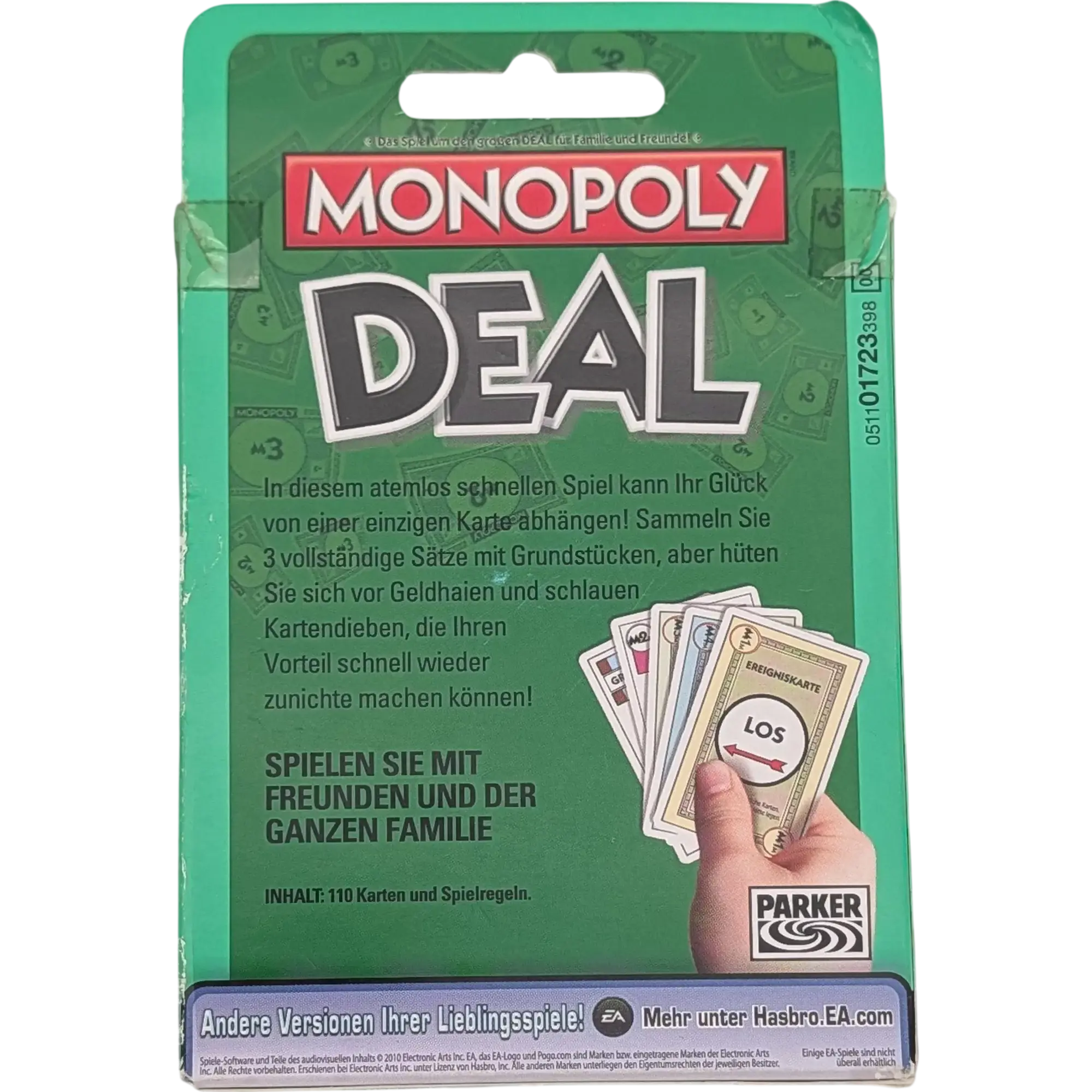 Hasbro Monopoly Deal Familien Version Grün, Ansicht 2