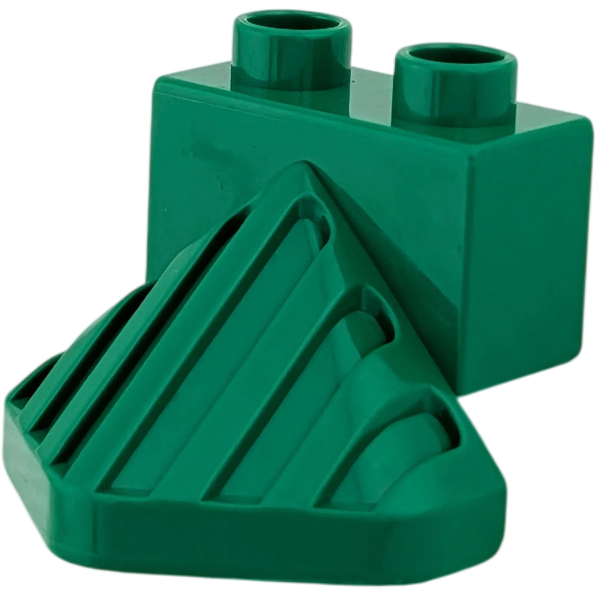 Lego Duplo 4550 Kuhfänger Lok Vorderteil Dunkelgrün