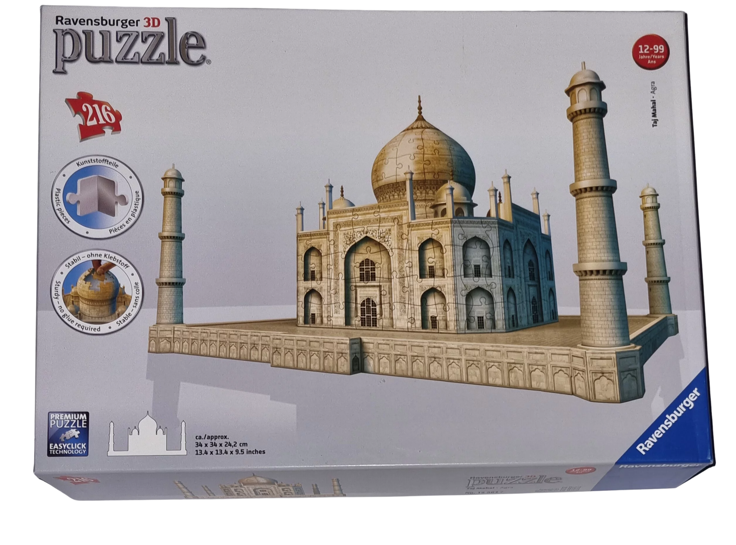 Ravensburger 3D Puzzle Schloss Taj Mahal 216 Teile 125647