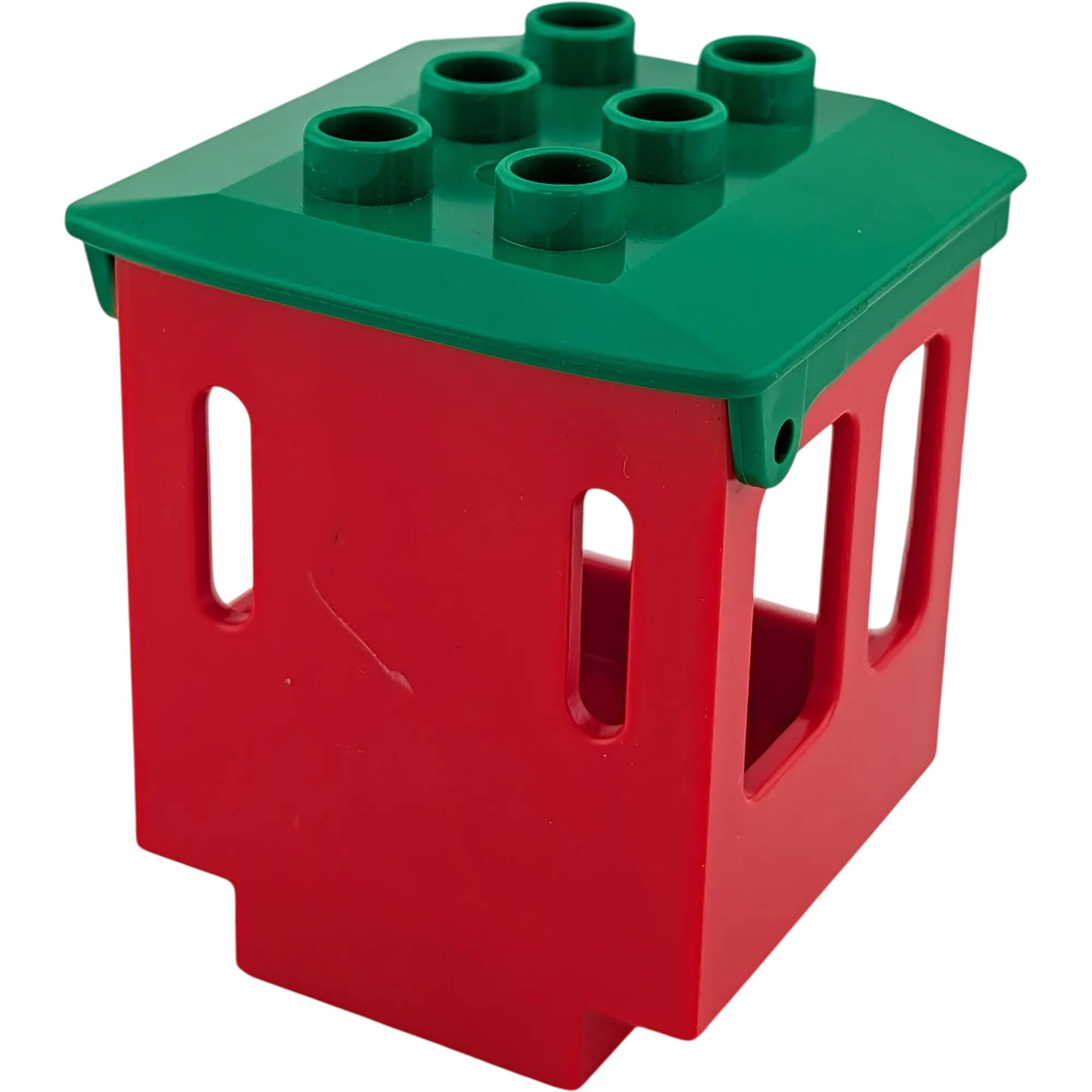 Lego Duplo 92453 Aufsatz Rot mit Klappdach Grün Kabine Führerhaus