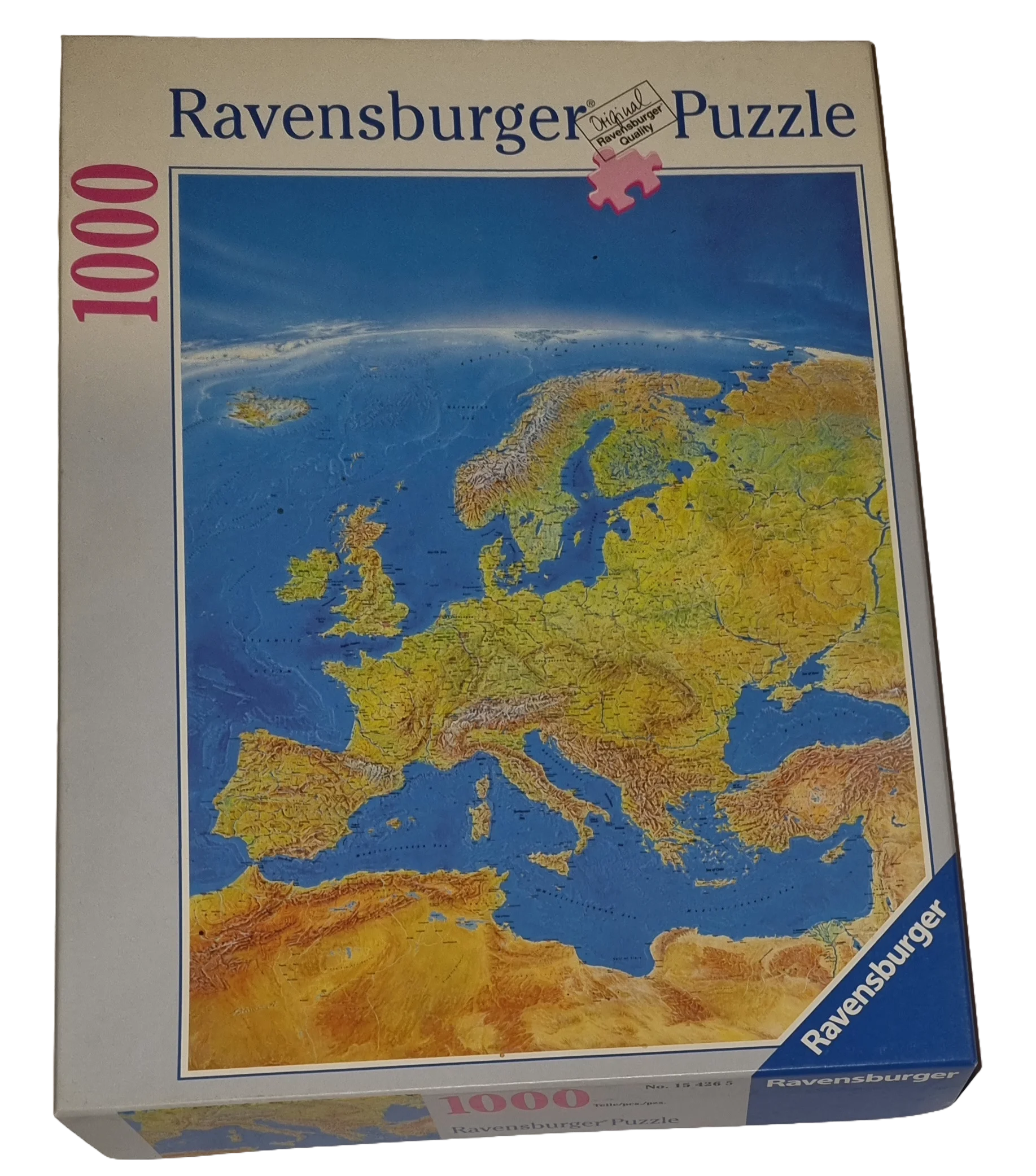 Ravensburger Puzzle 1000 Teile 154265 Europa Panoramakarte